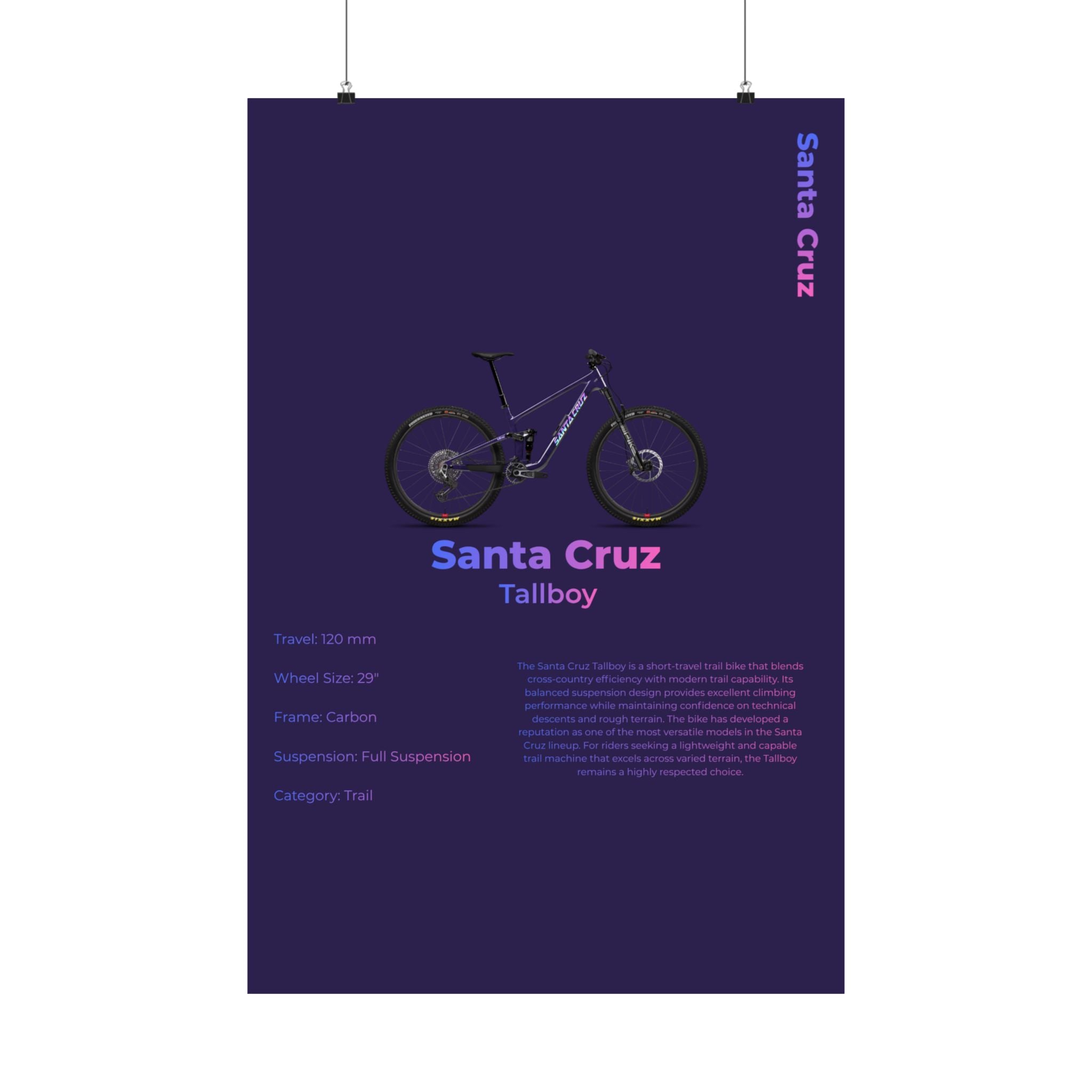 Santa Cruz Tallboy Poster