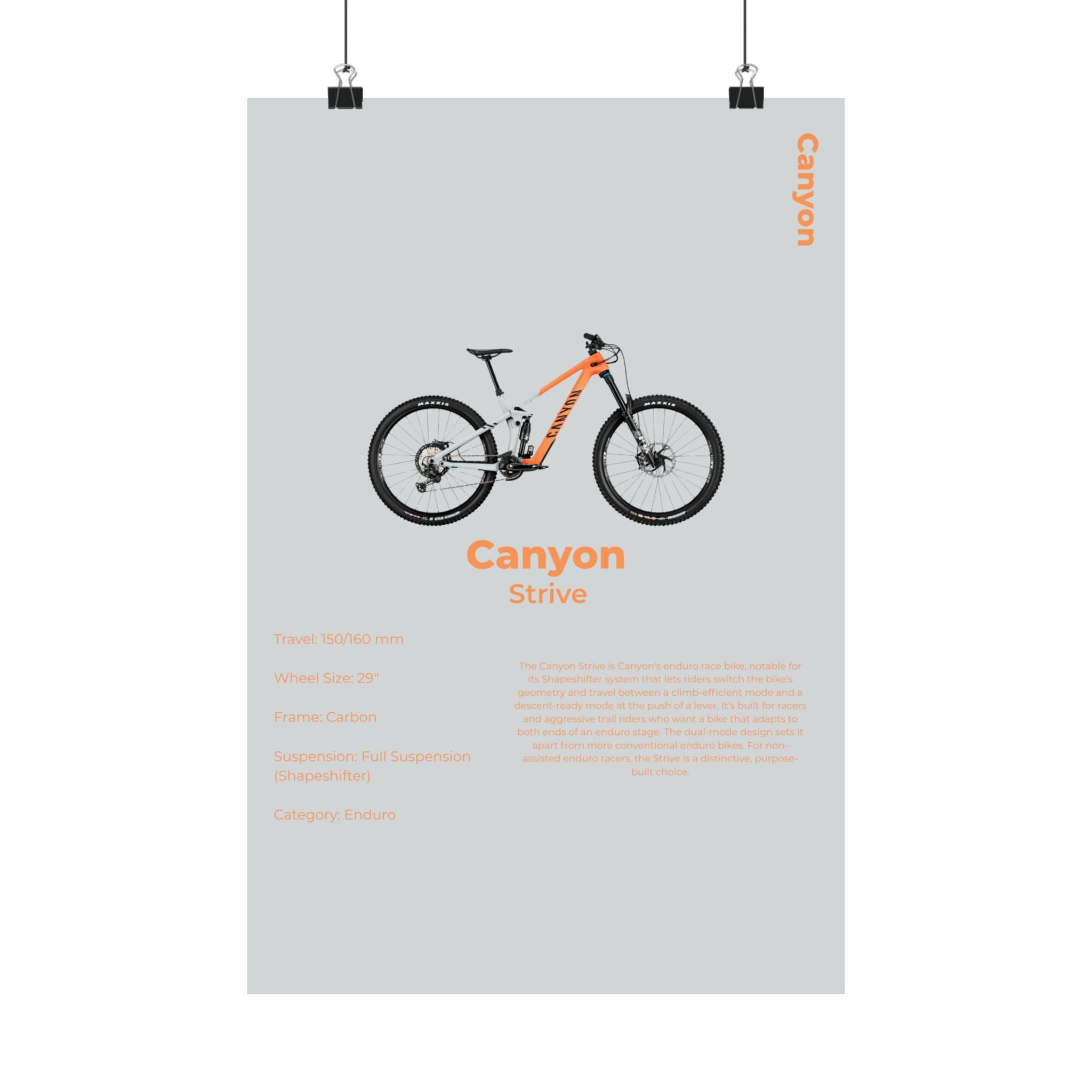 Canyon Strive Poster