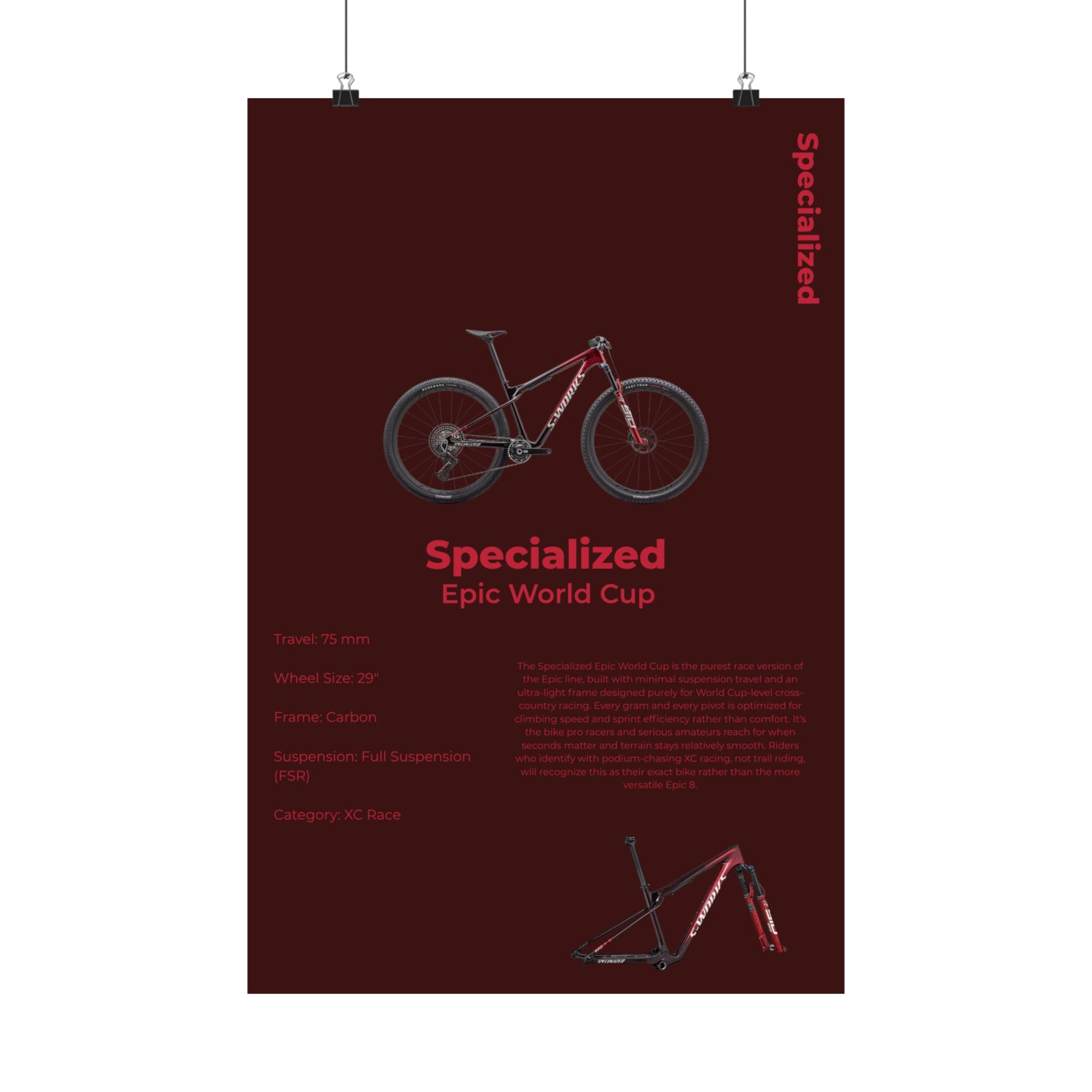 Specialized Epic Poster