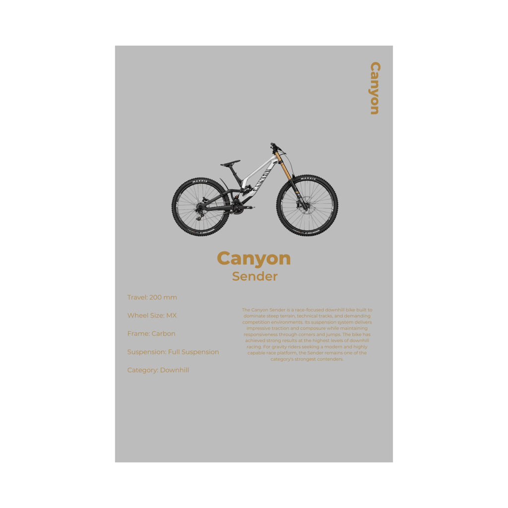 Canyon Sender Poster