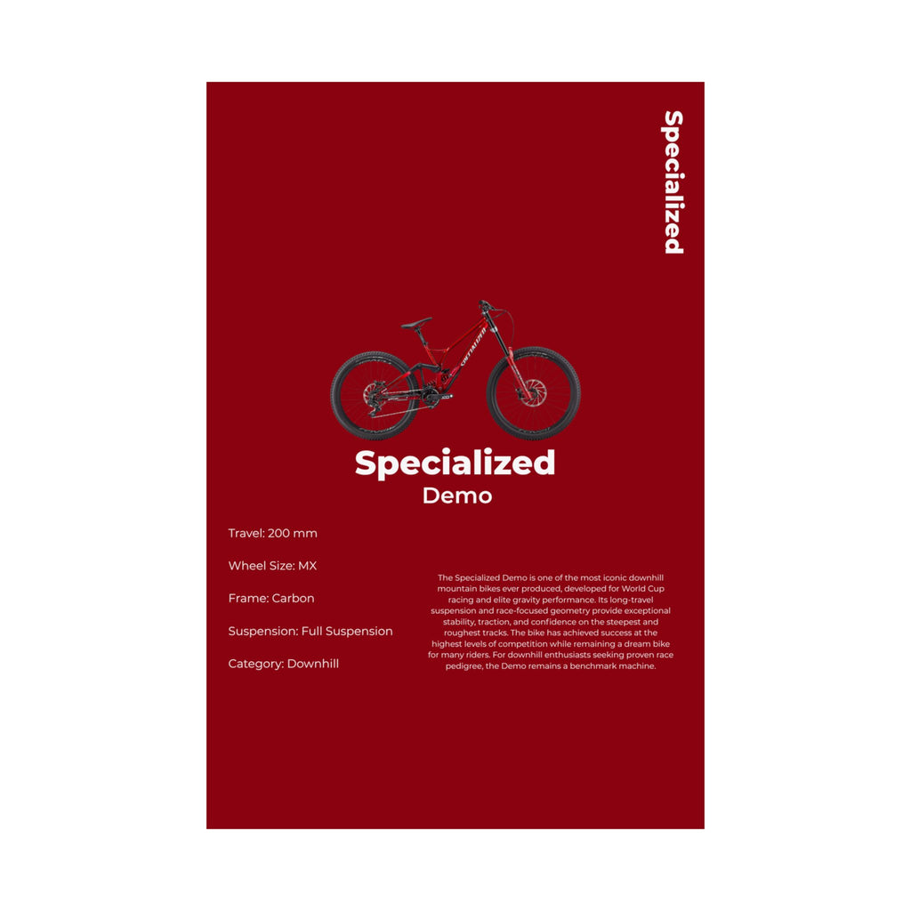 Specialized Demo Poster