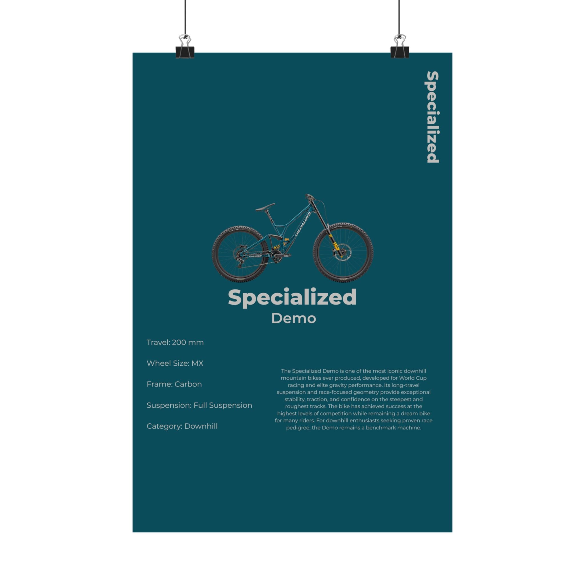 Specialized Demo Poster