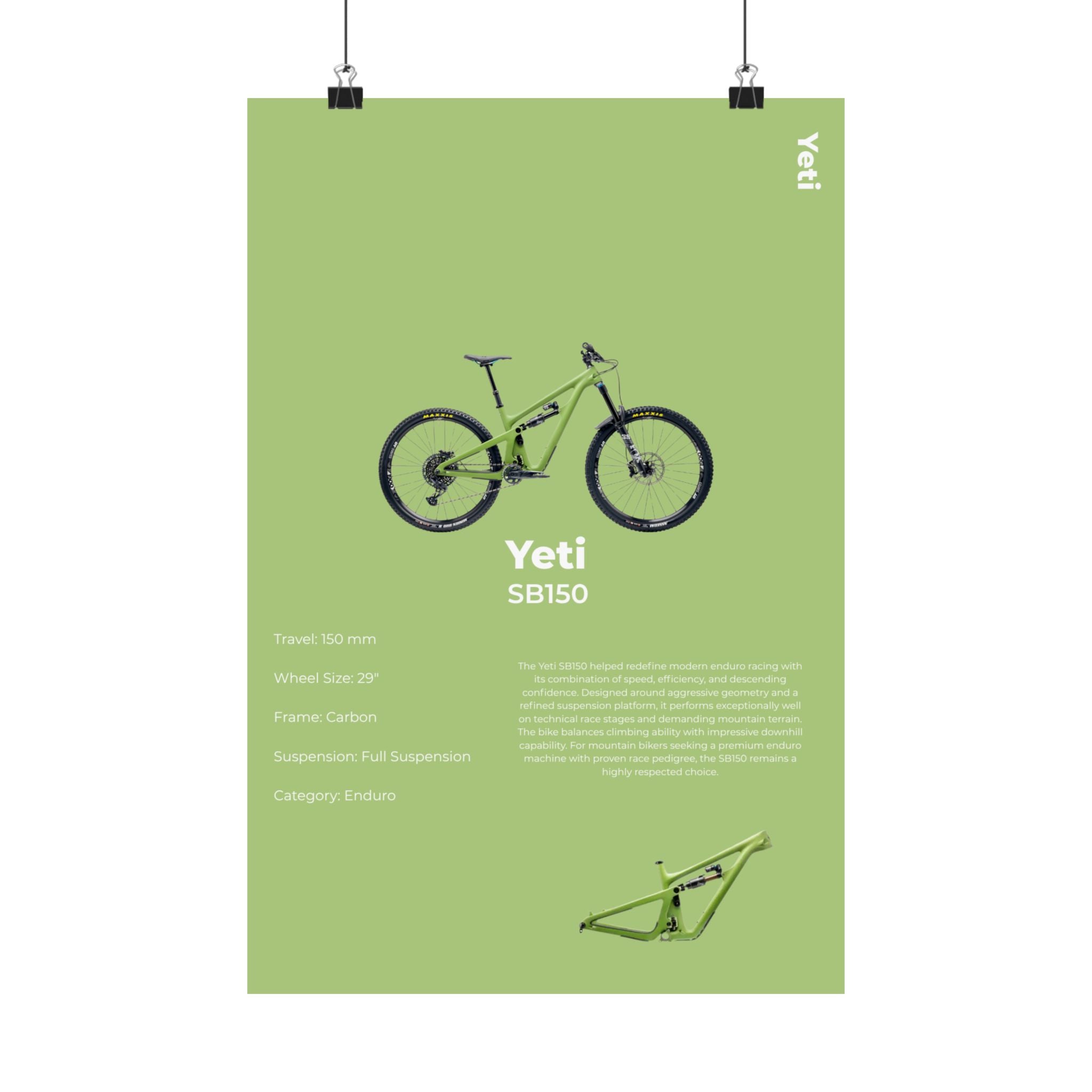 Yeti SB150 Poster
