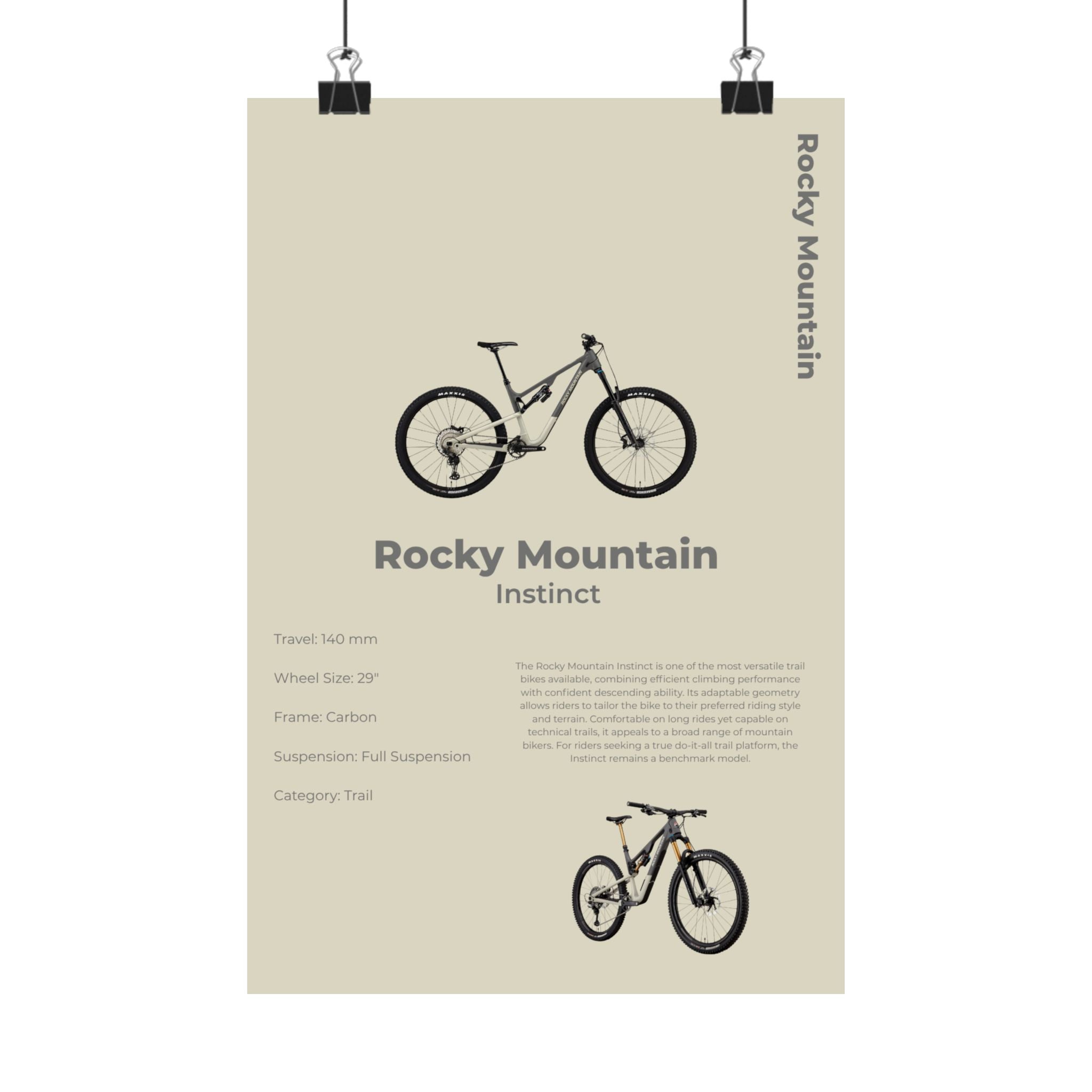 Rocky Mountain Instinct Poster