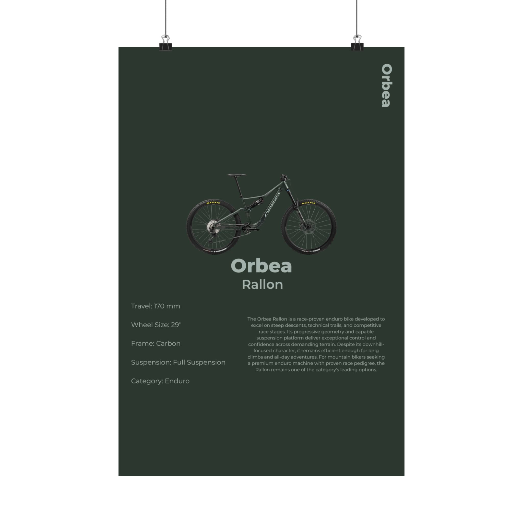 Orbea Rallon Poster