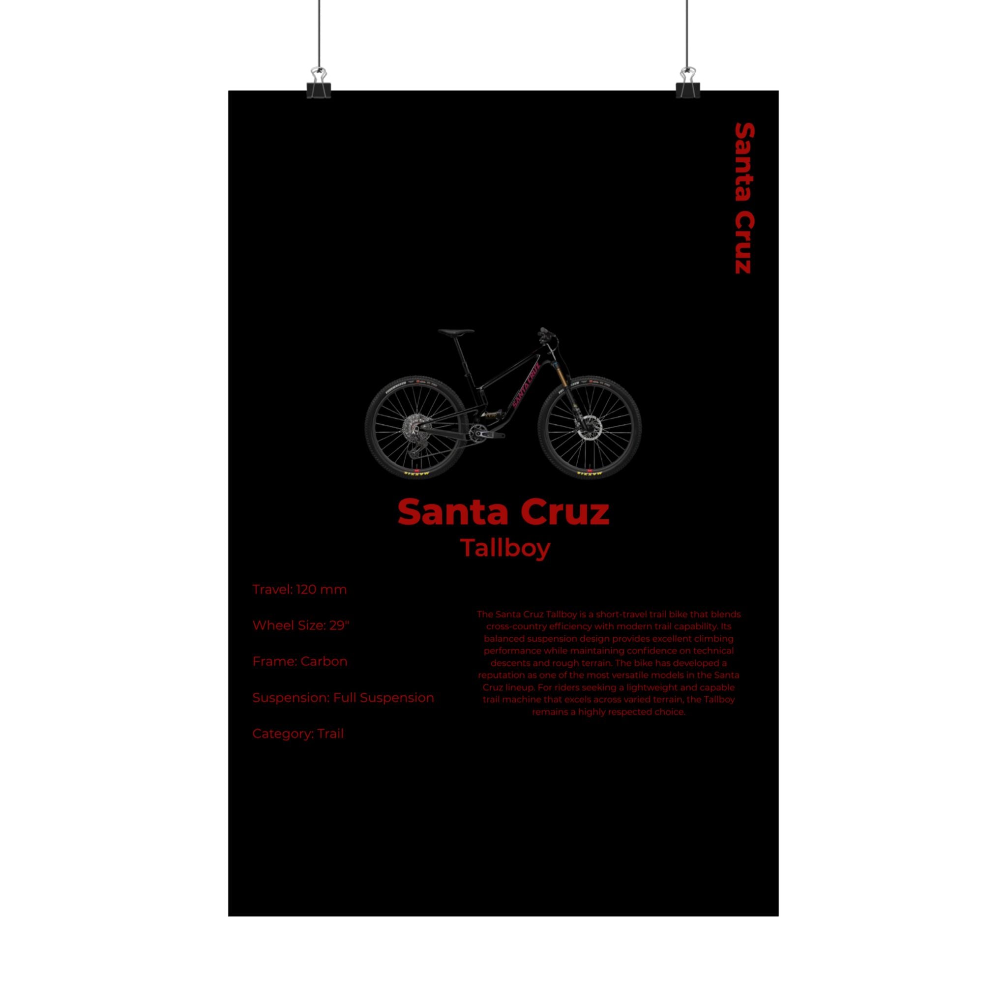 Santa Cruz Tallboy Poster