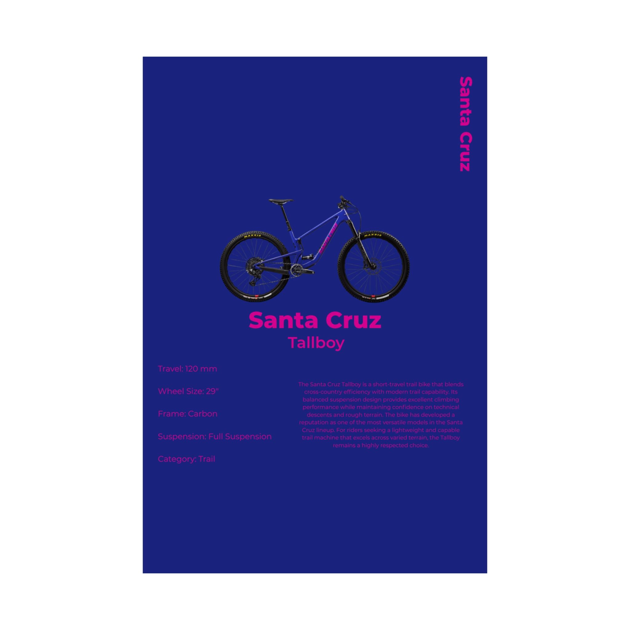 Santa Cruz Tallboy Poster