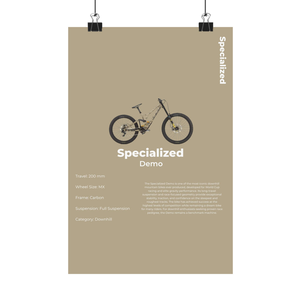Specialized Demo Poster