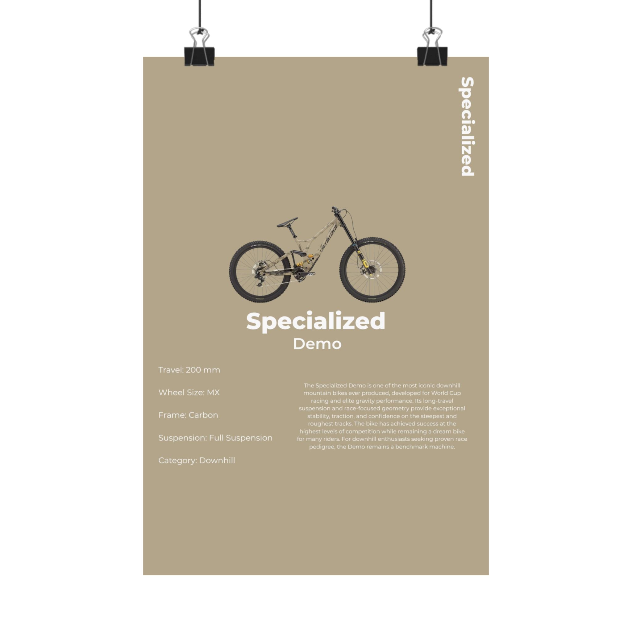 Specialized Demo Poster