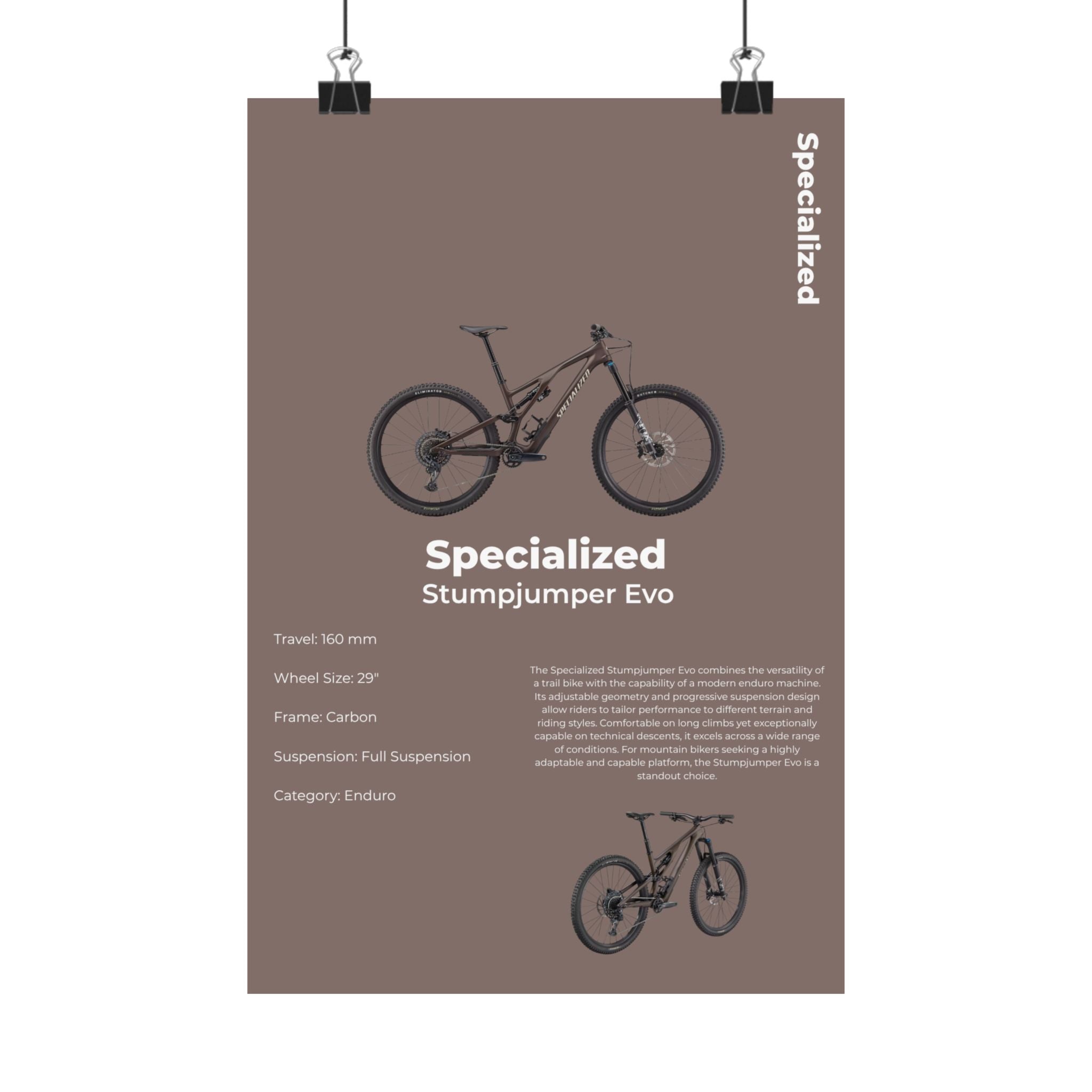 Specialized Stumpjumper Evo Poster