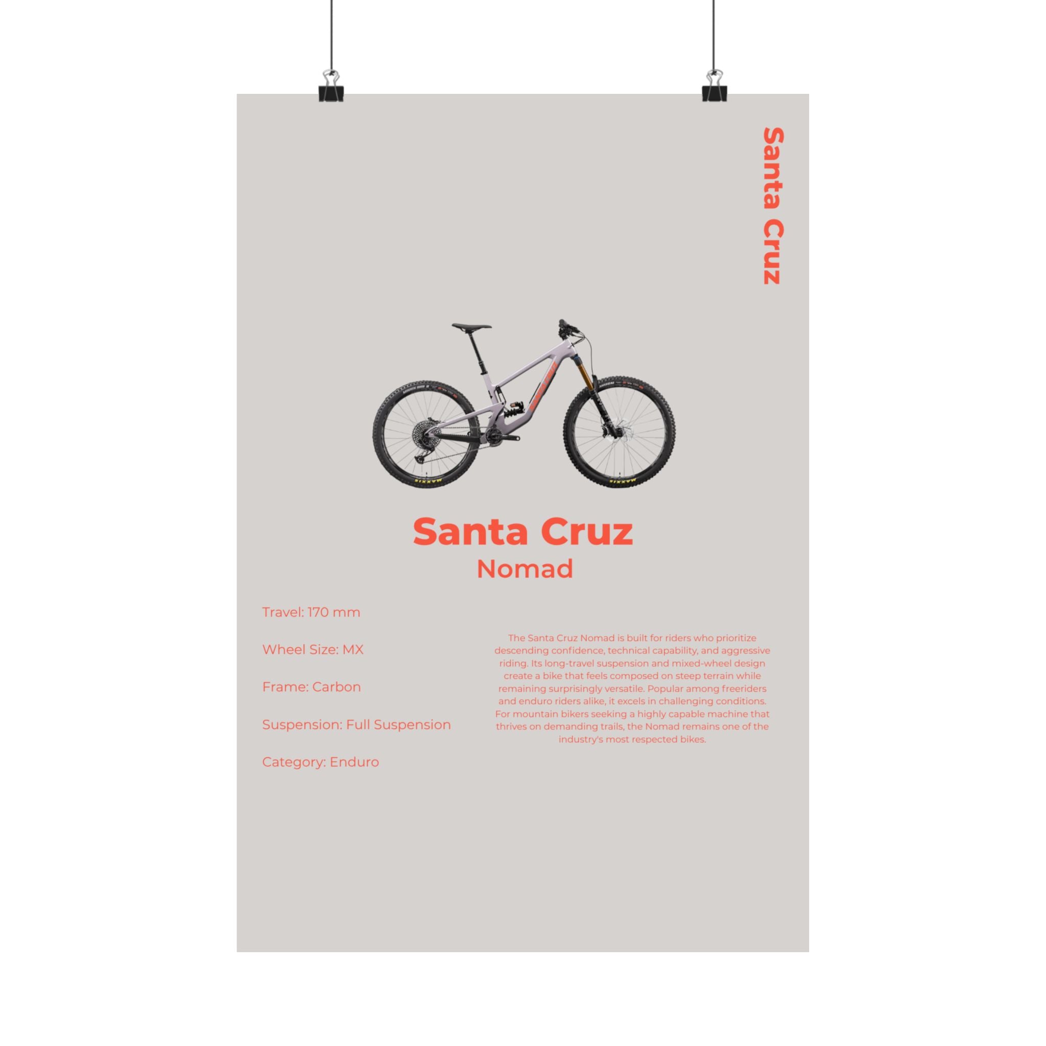 Santa Cruz Nomad Poster