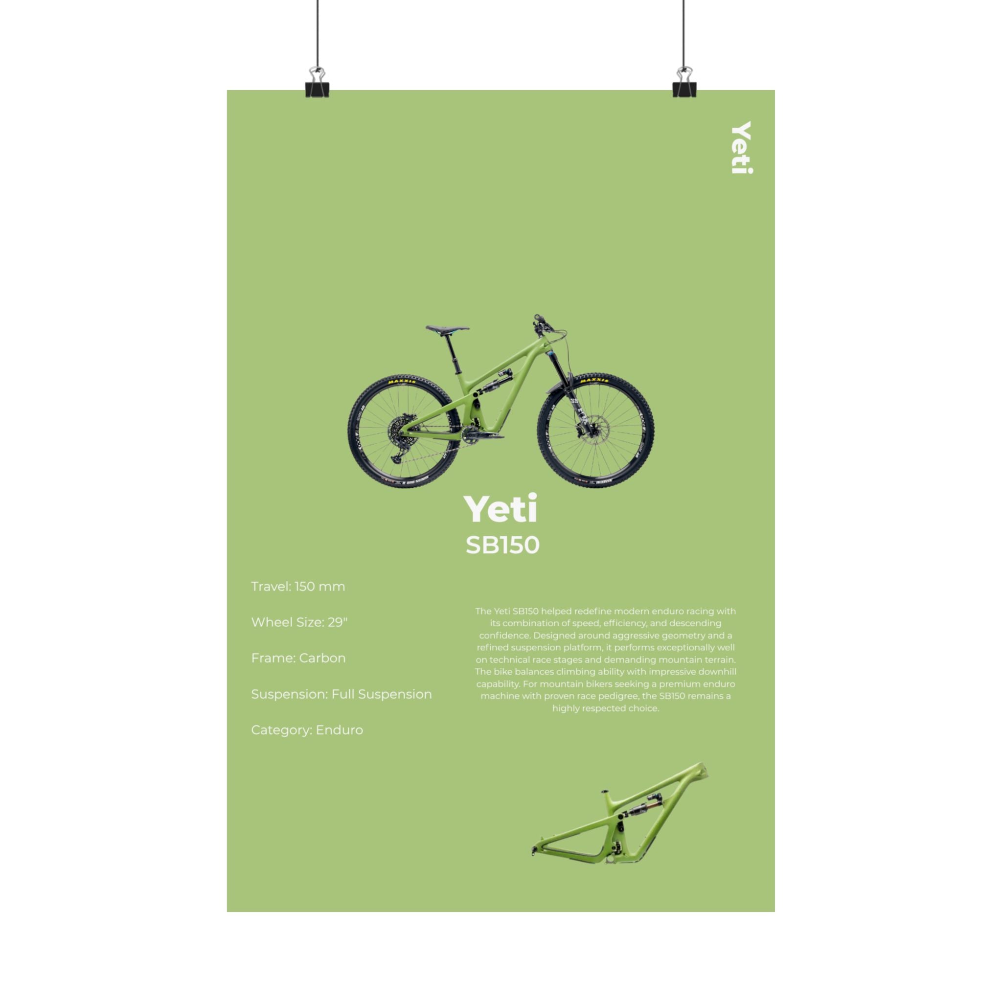 Yeti SB150 Poster