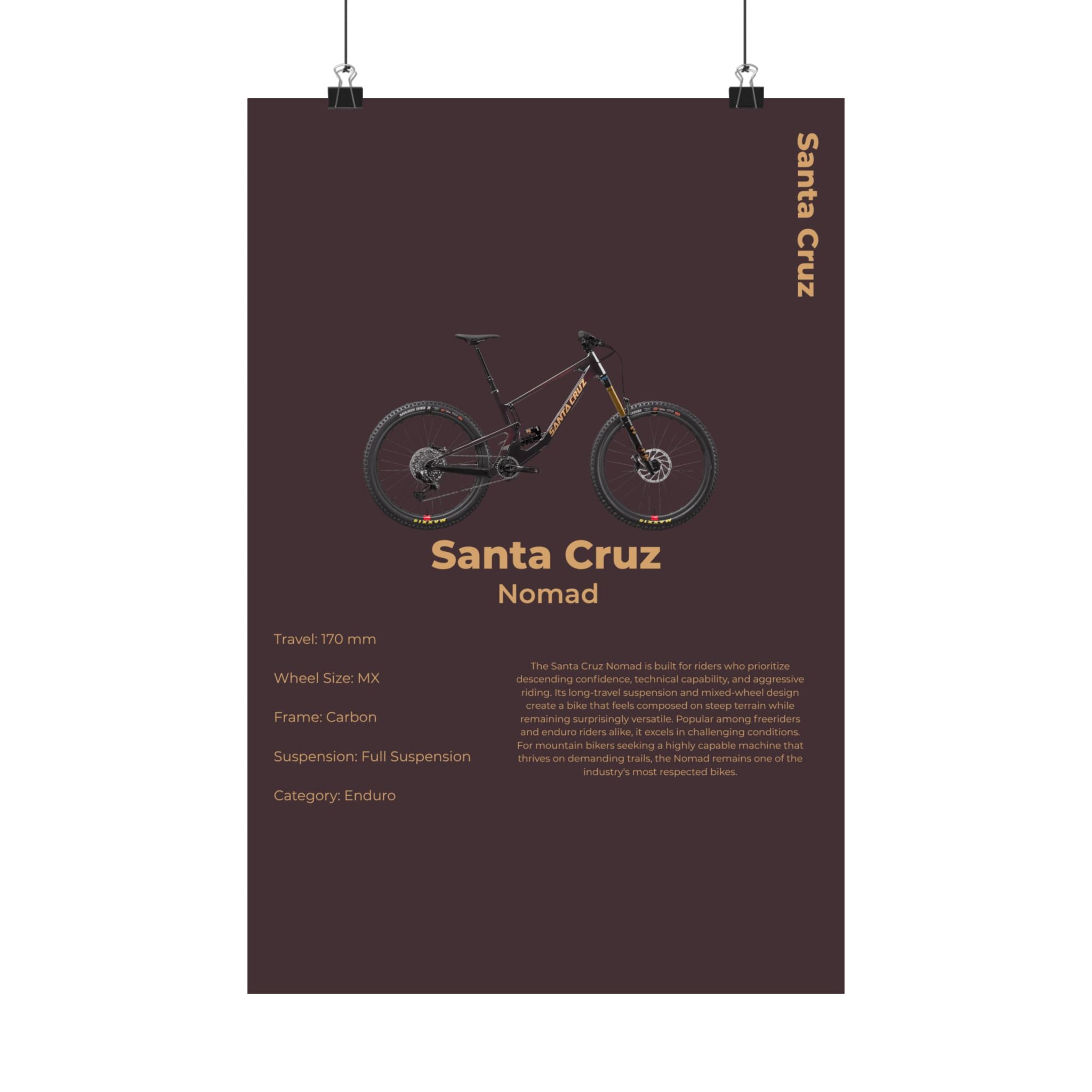 Santa Cruz Nomad Poster