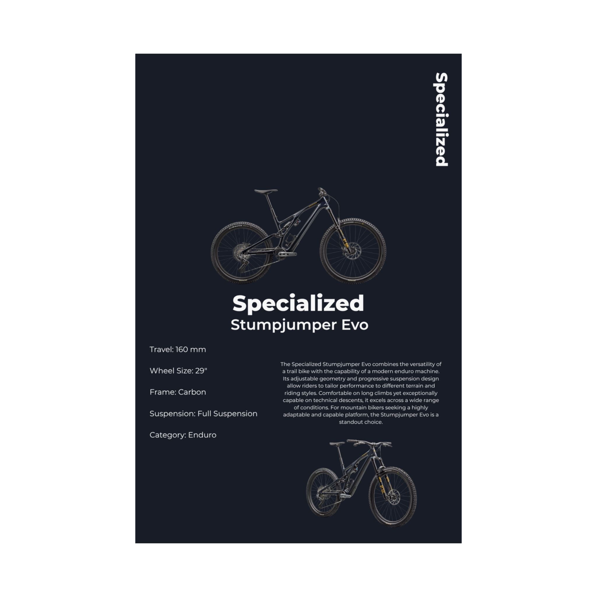 Specialized Stumpjumper Evo Poster