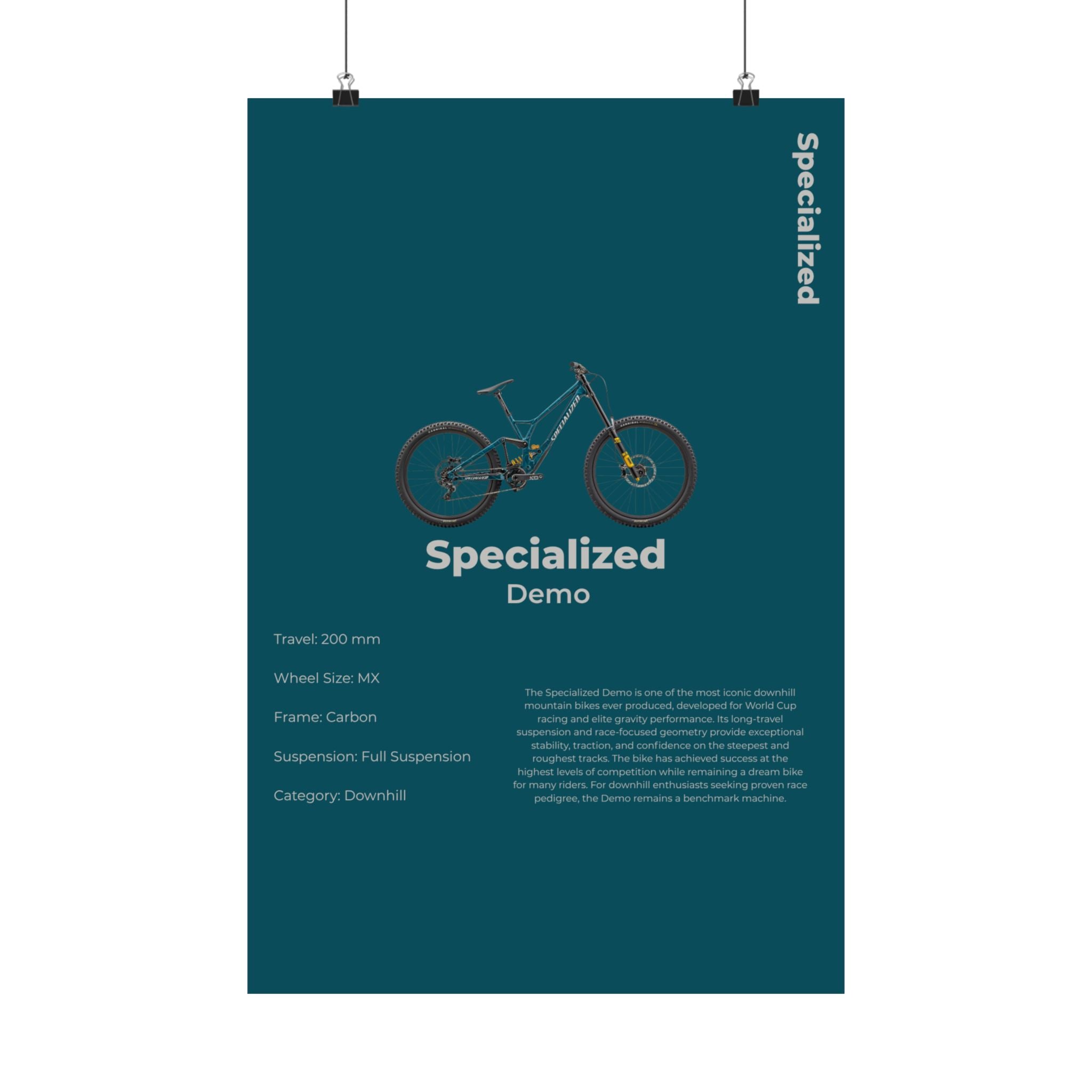 Specialized Demo Poster
