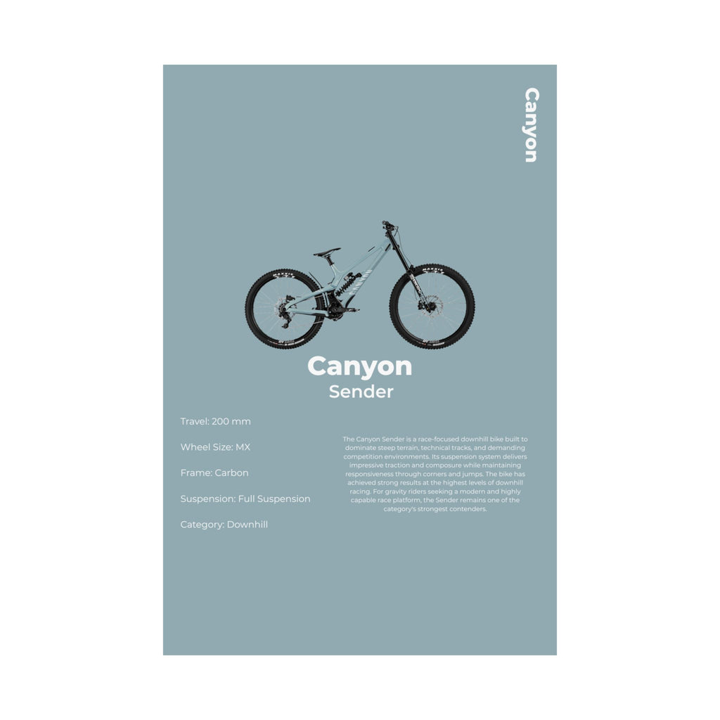 Canyon Sender Poster