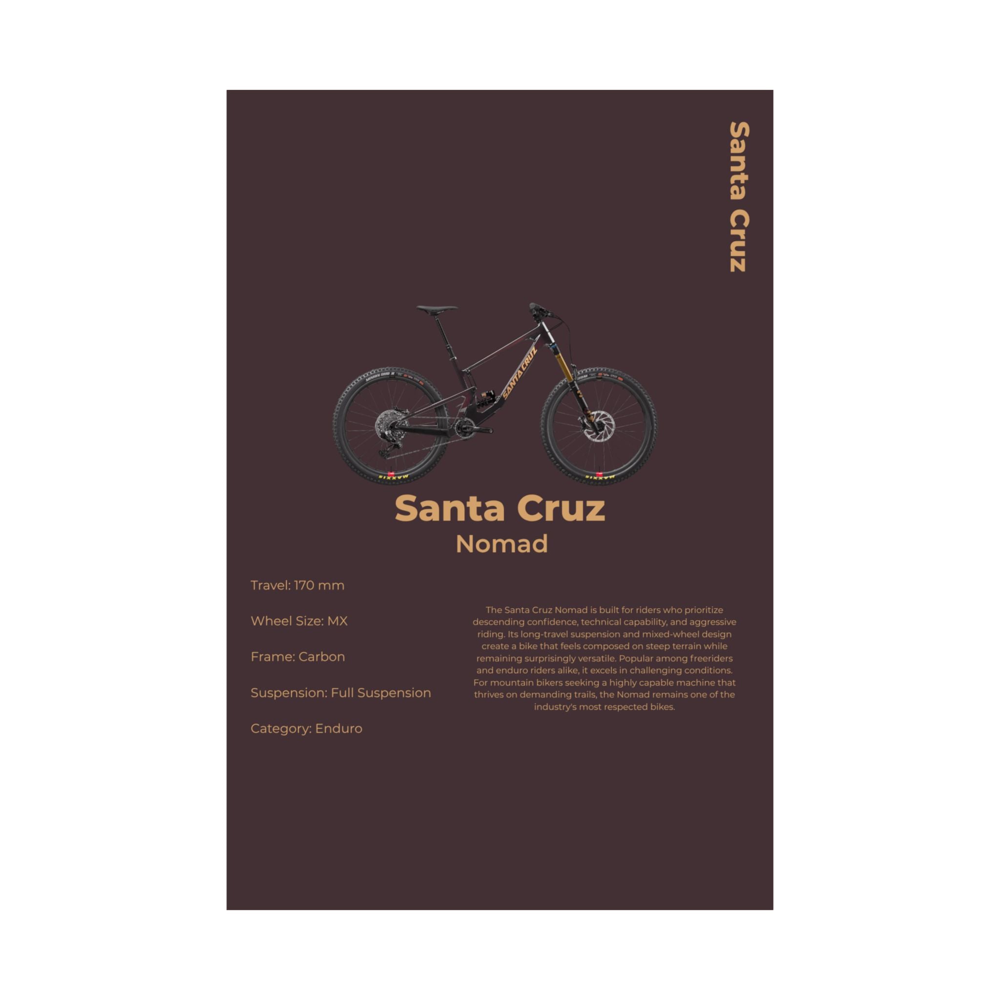 Santa Cruz Nomad Poster