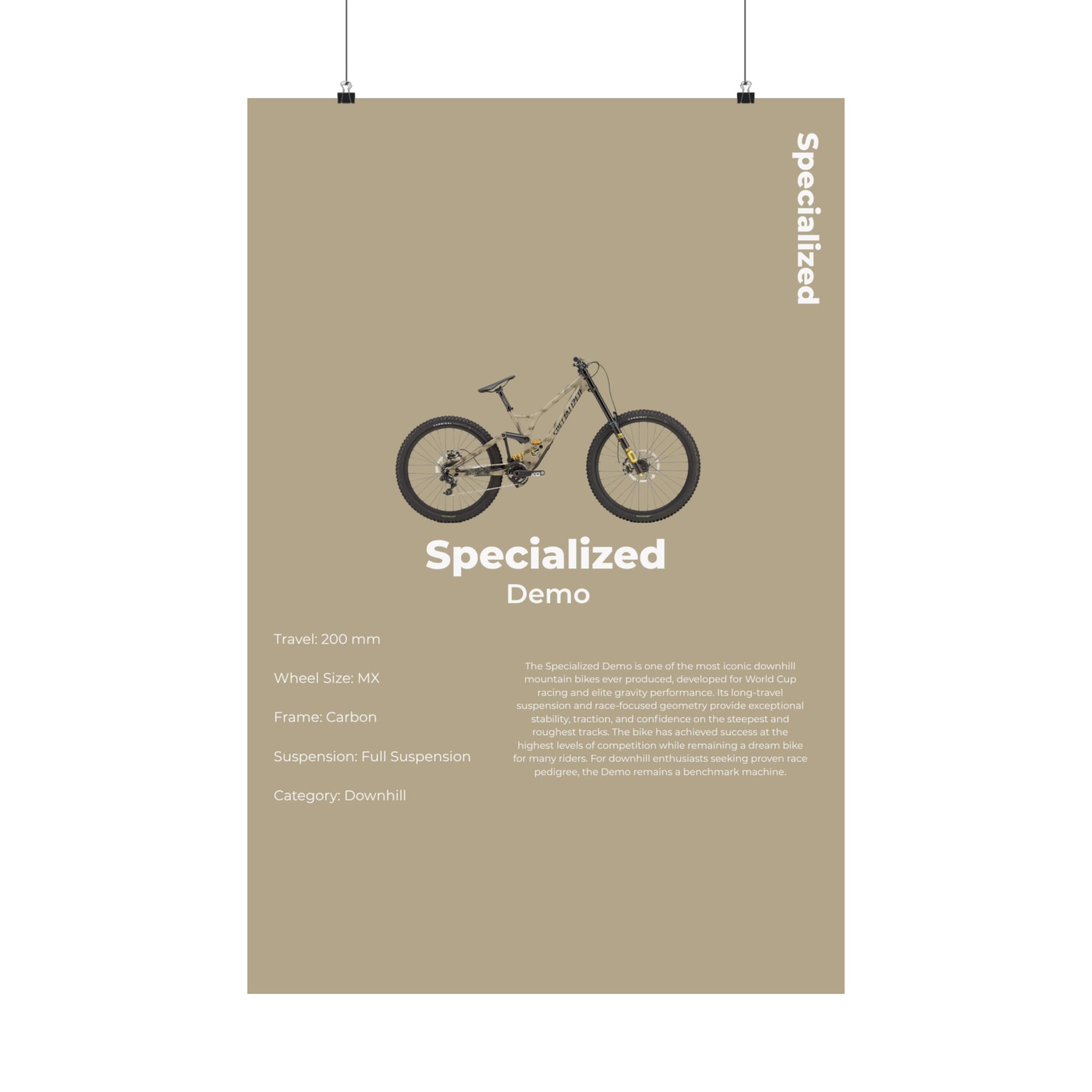 Specialized Demo Poster