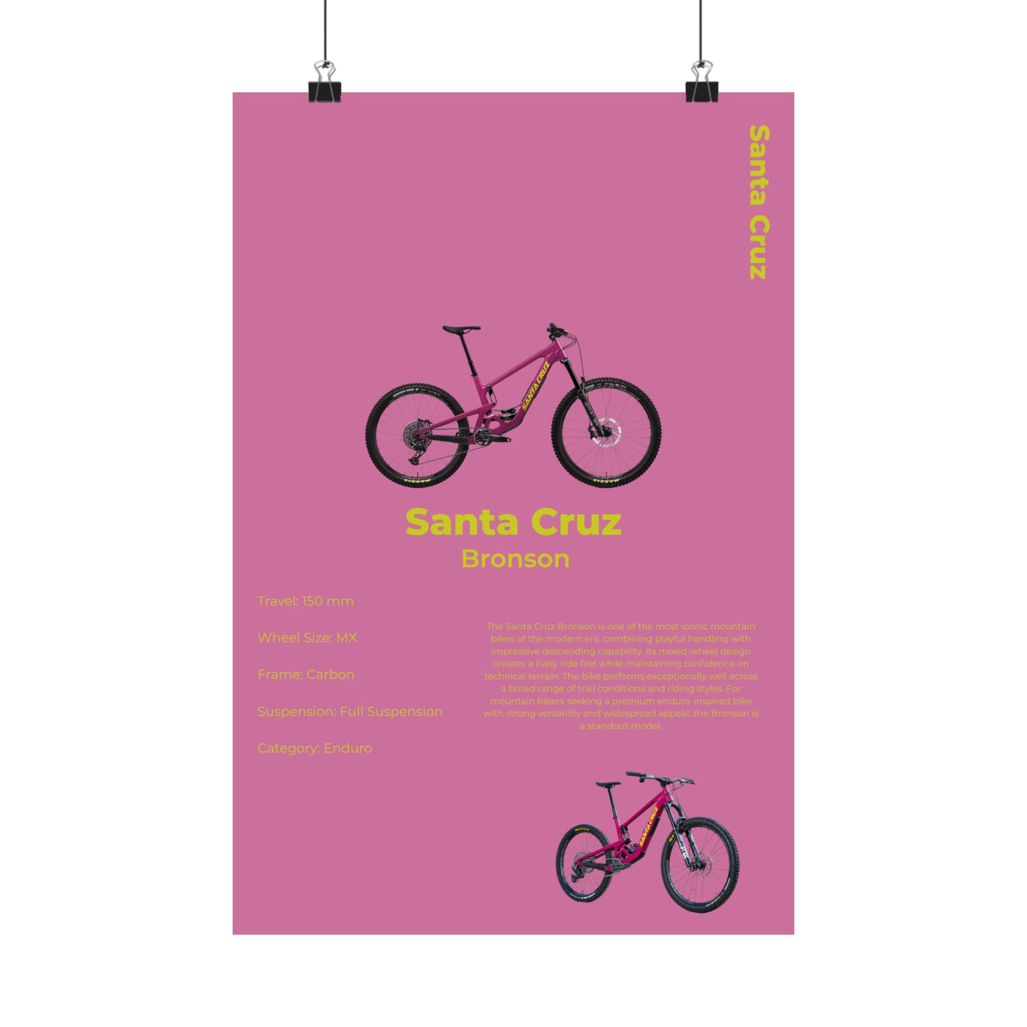 Santa Cruz Bronson Poster