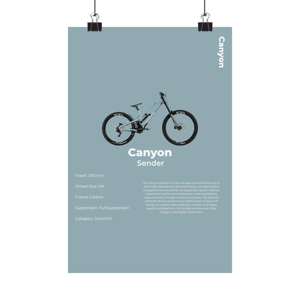 Canyon Sender Poster