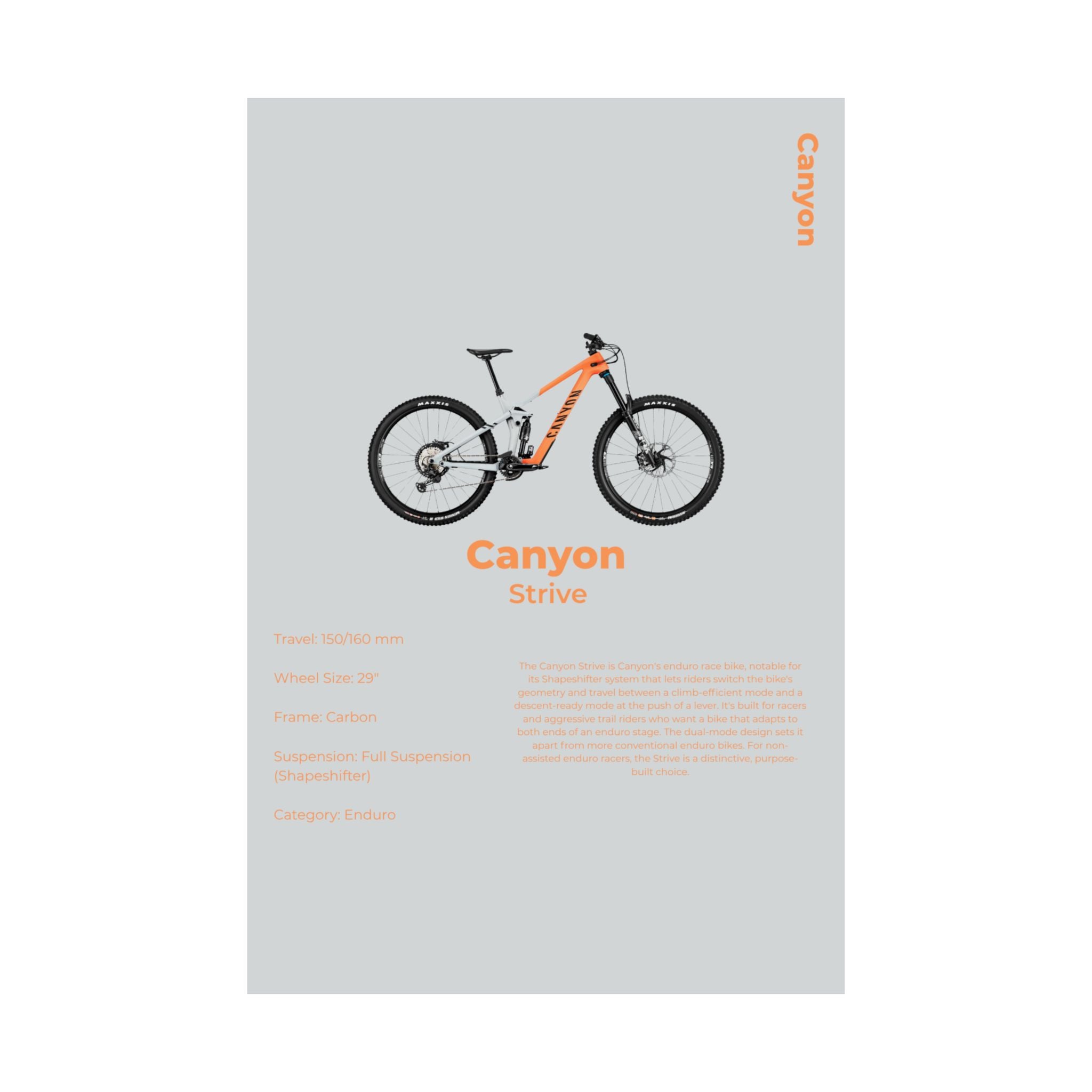 Canyon Strive Poster