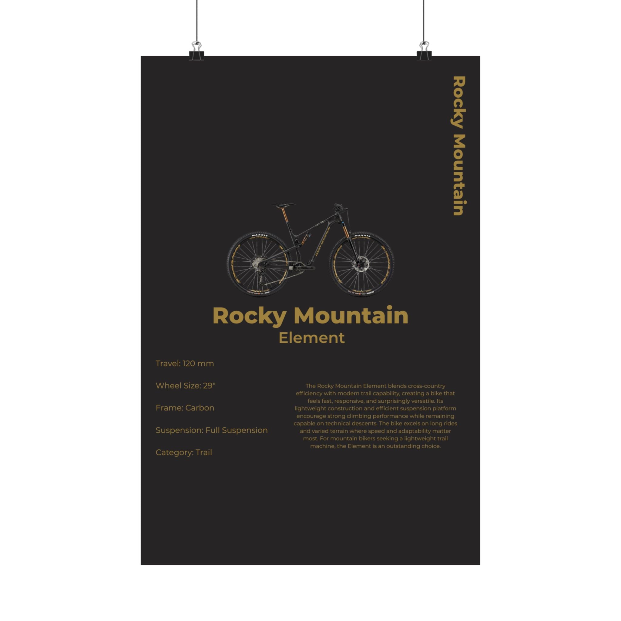 Rocky Mountain Element Poster