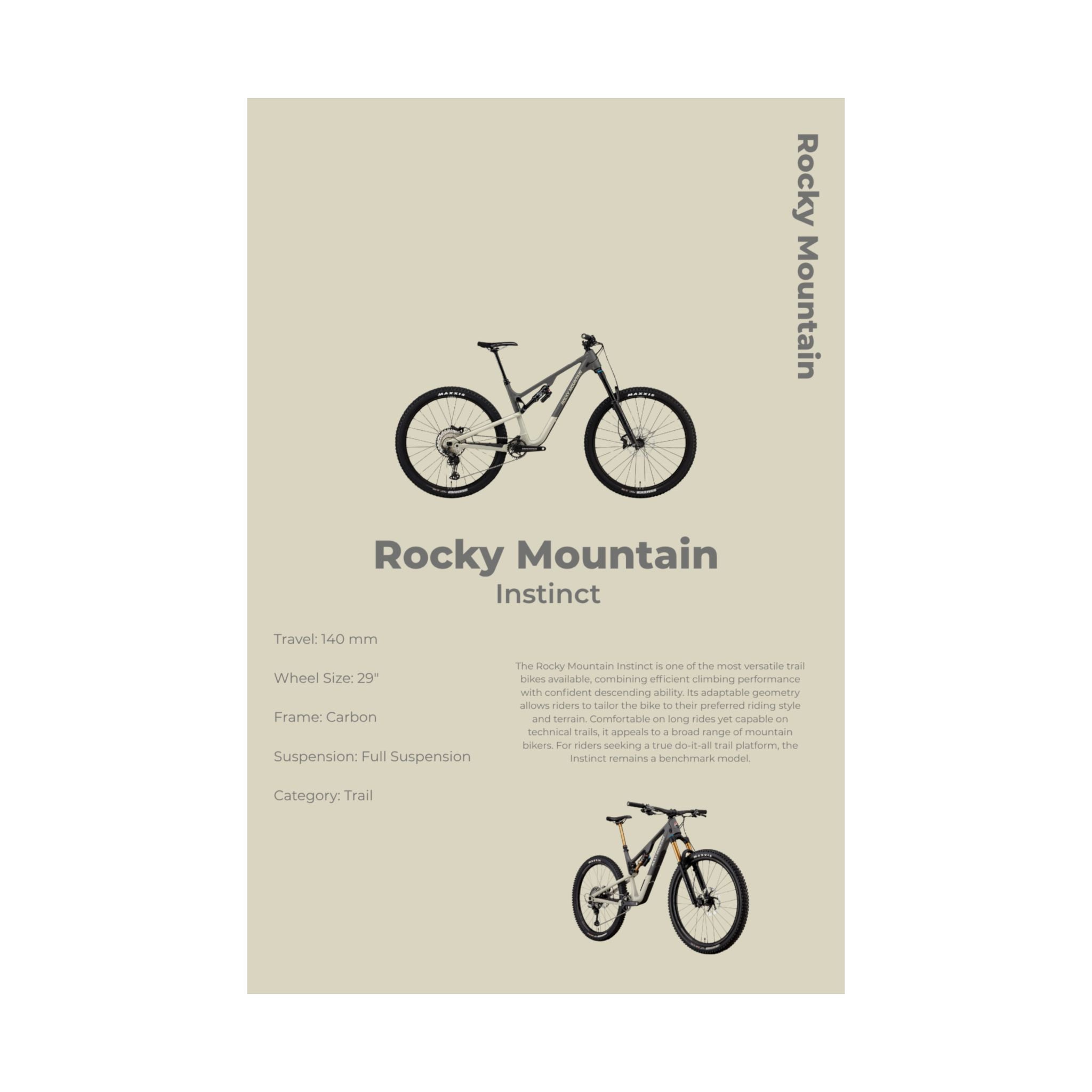 Rocky Mountain Instinct Poster