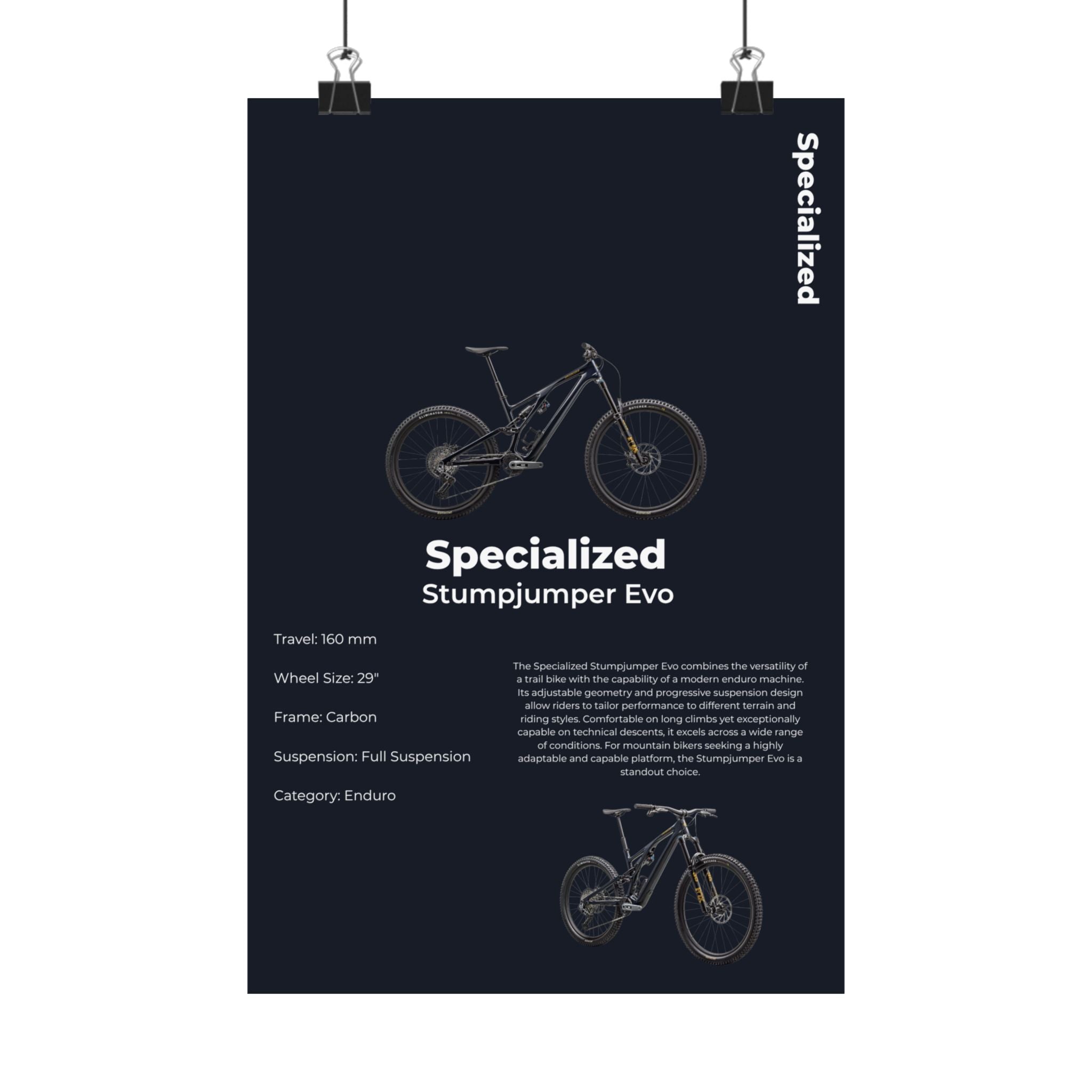 Specialized Stumpjumper Evo Poster