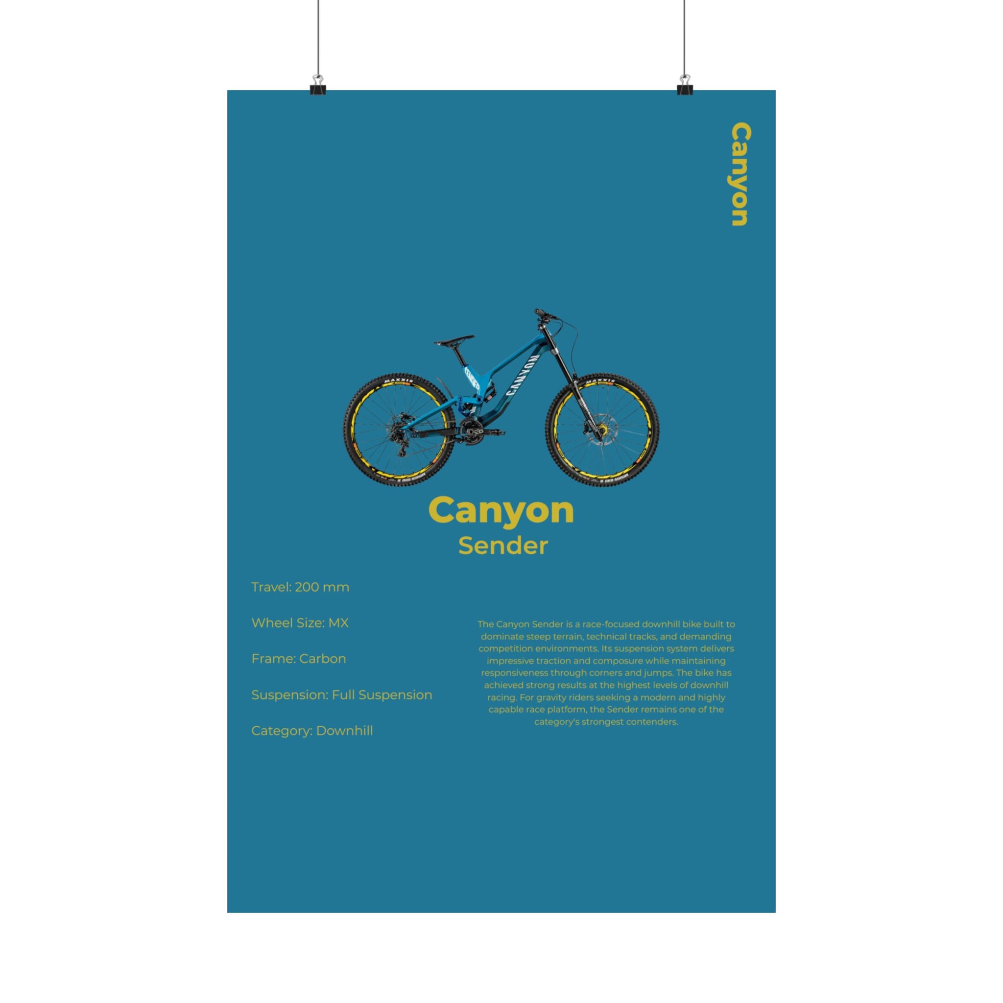 Canyon Sender Poster