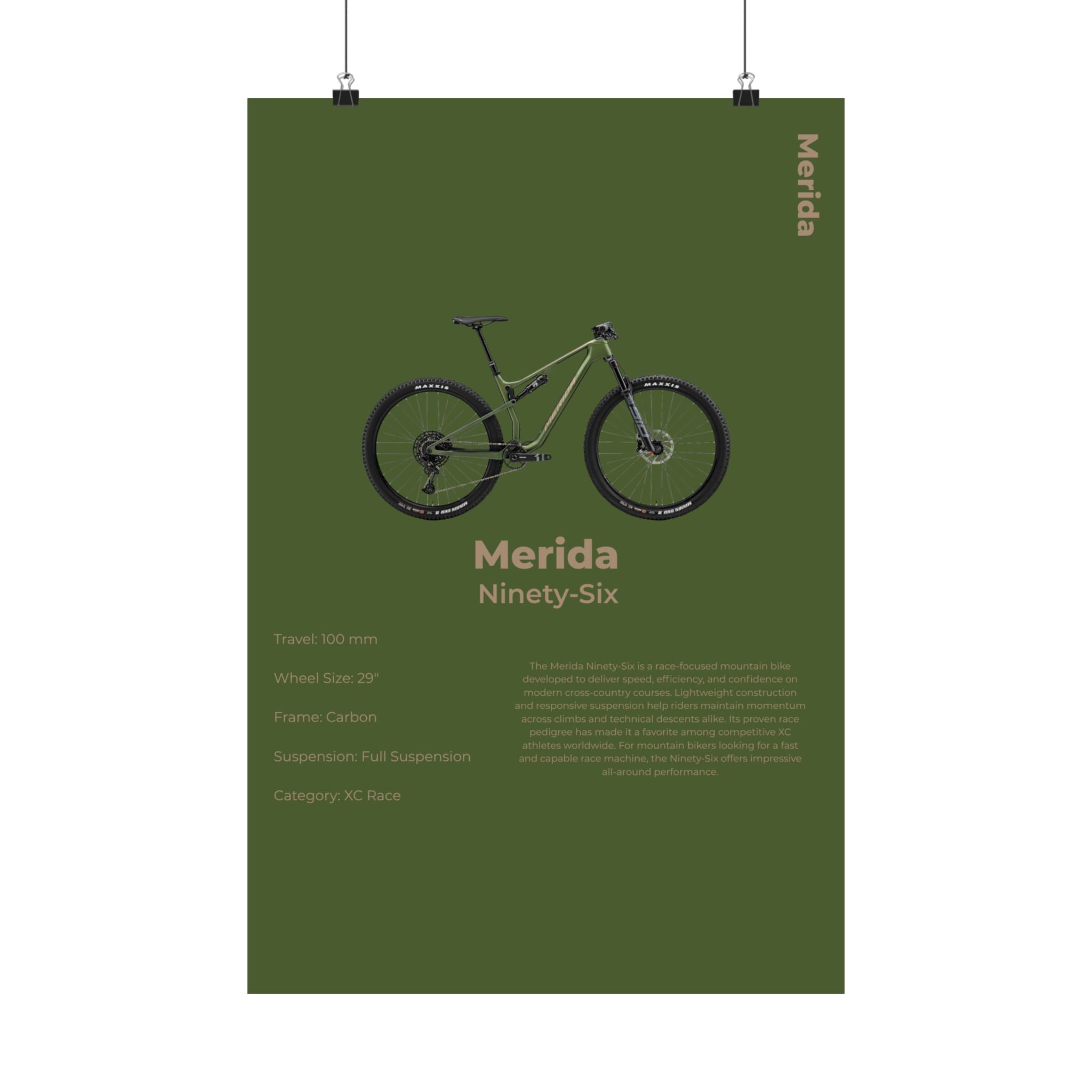 Merida Ninety-Six Poster