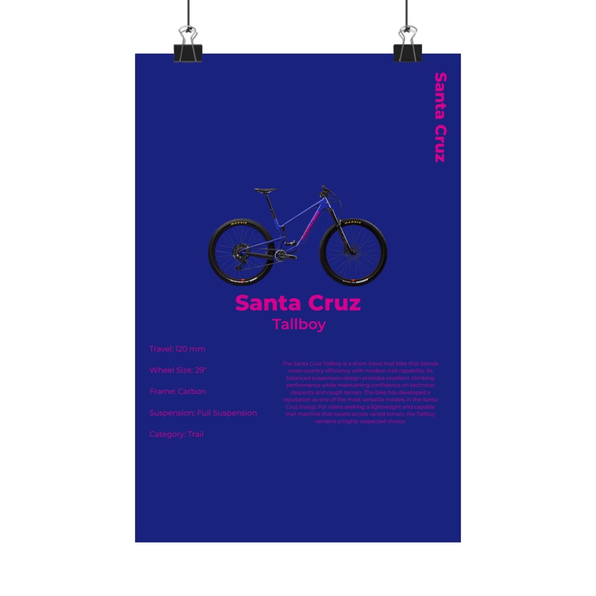 Santa Cruz Tallboy Poster
