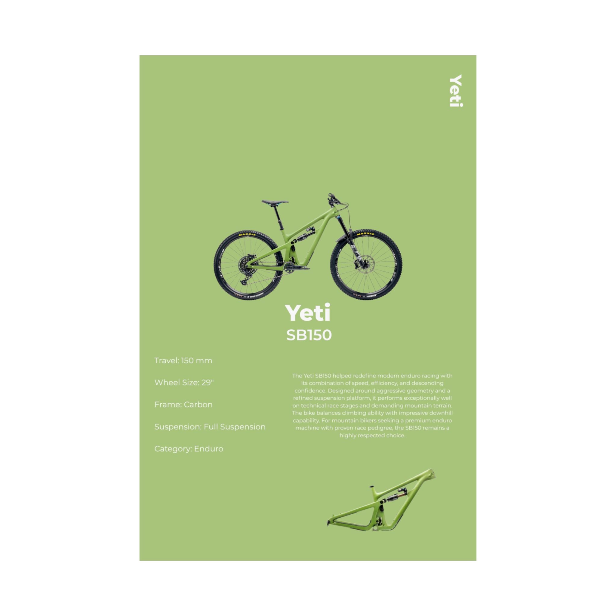 Yeti SB150 Poster