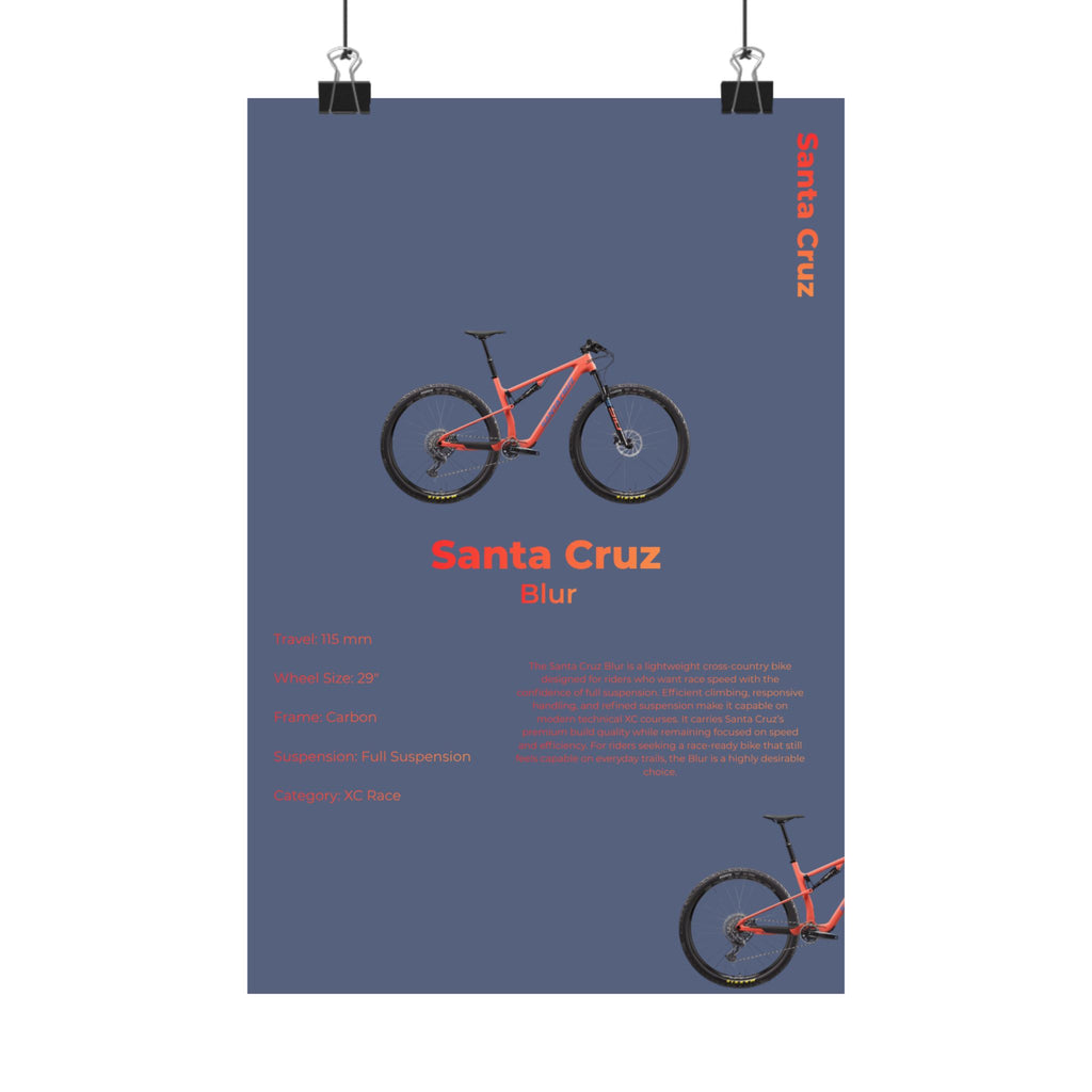 Santa Cruz Blur Poster