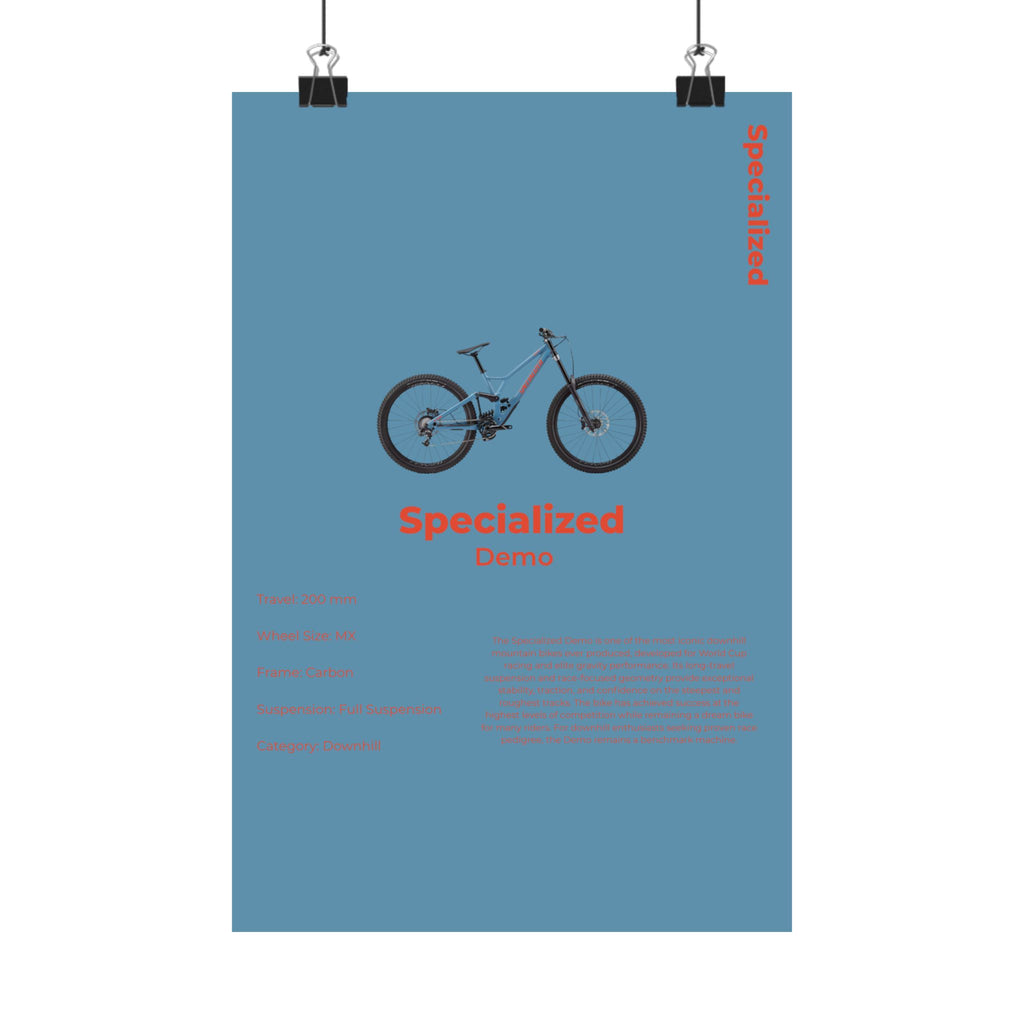Specialized Demo Poster