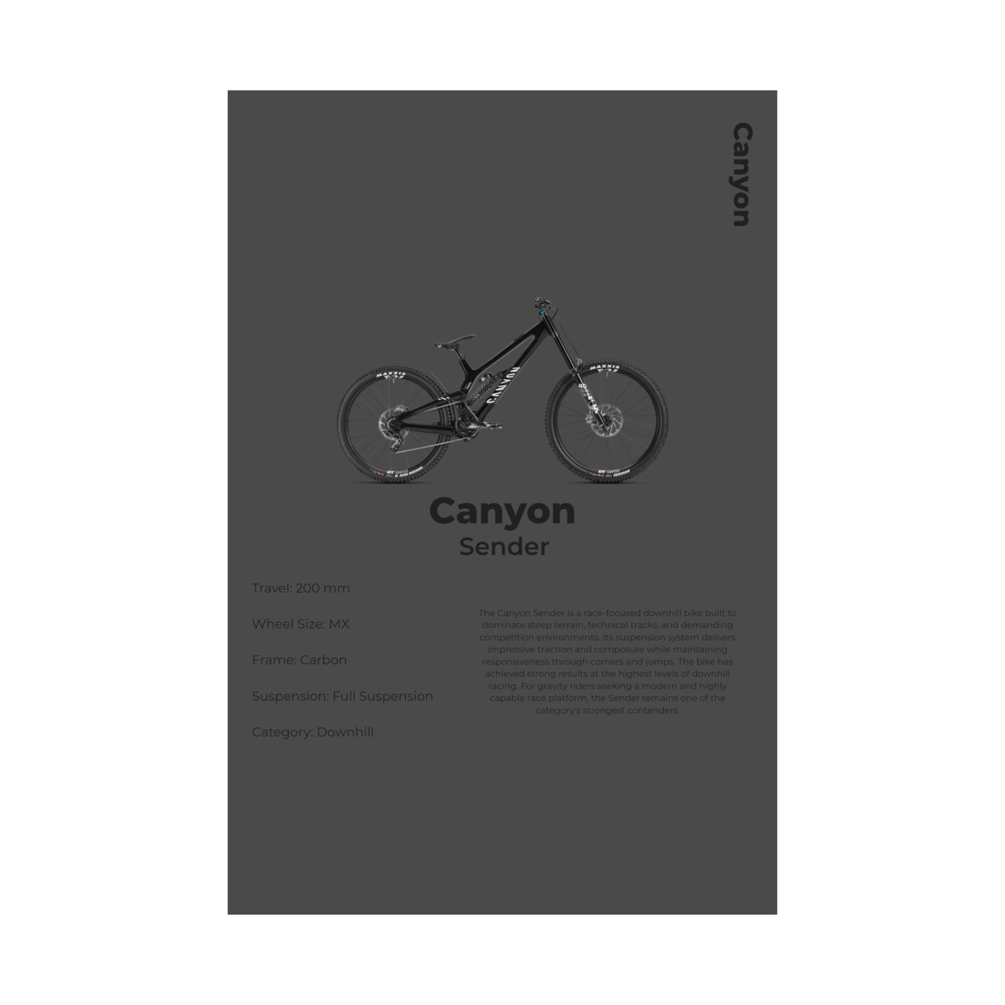 Canyon Sender Poster