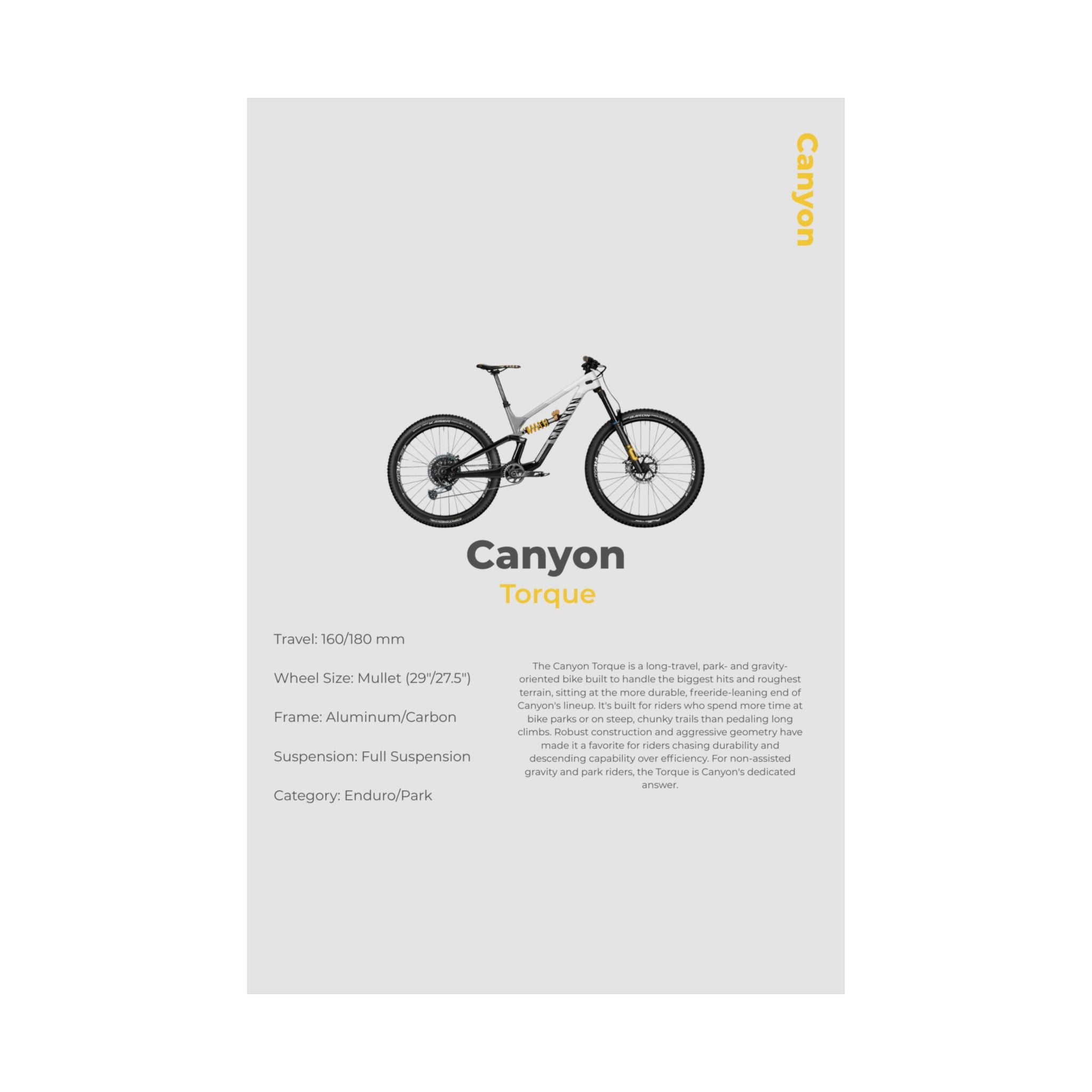 Canyon Torque Poster