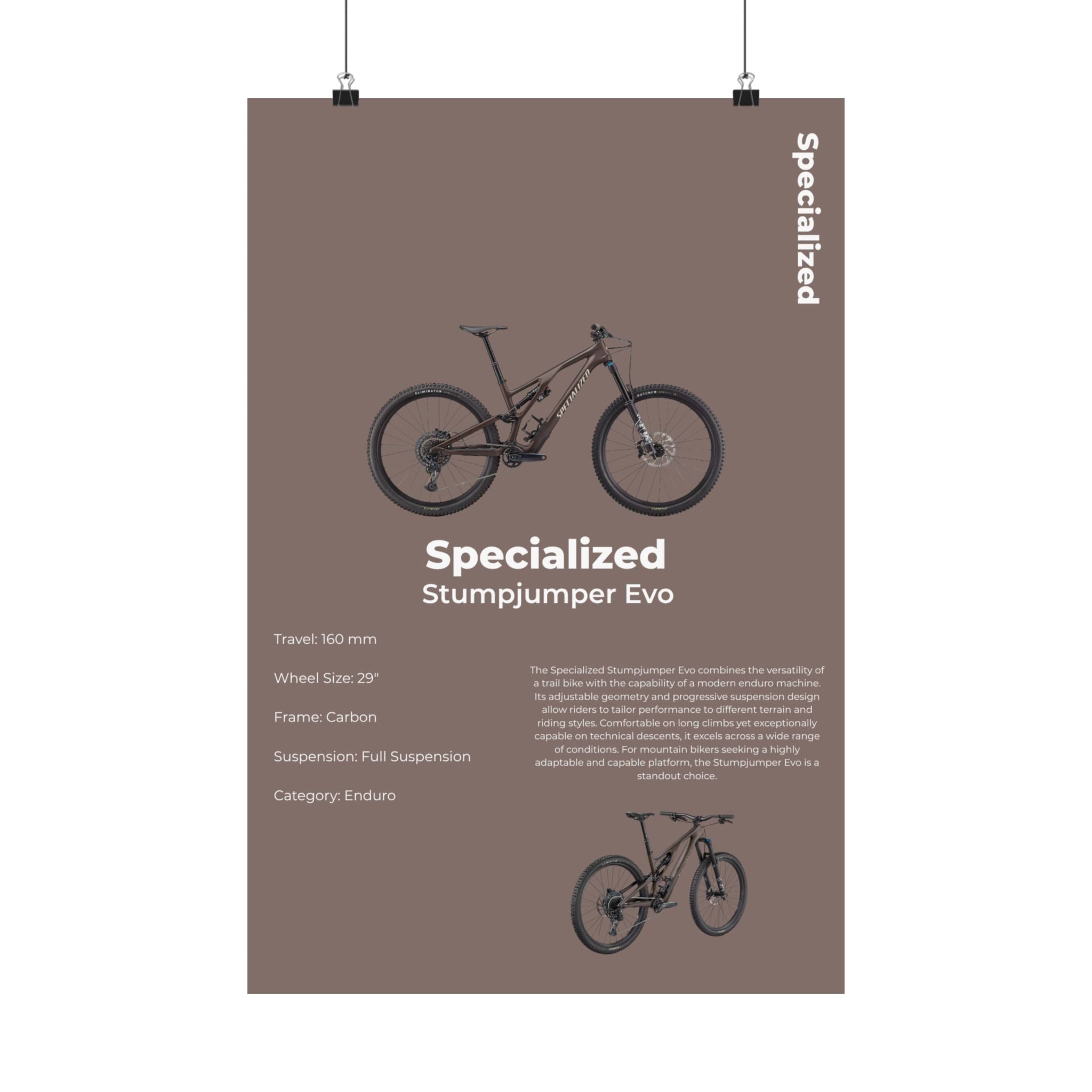 Specialized Stumpjumper Evo Poster