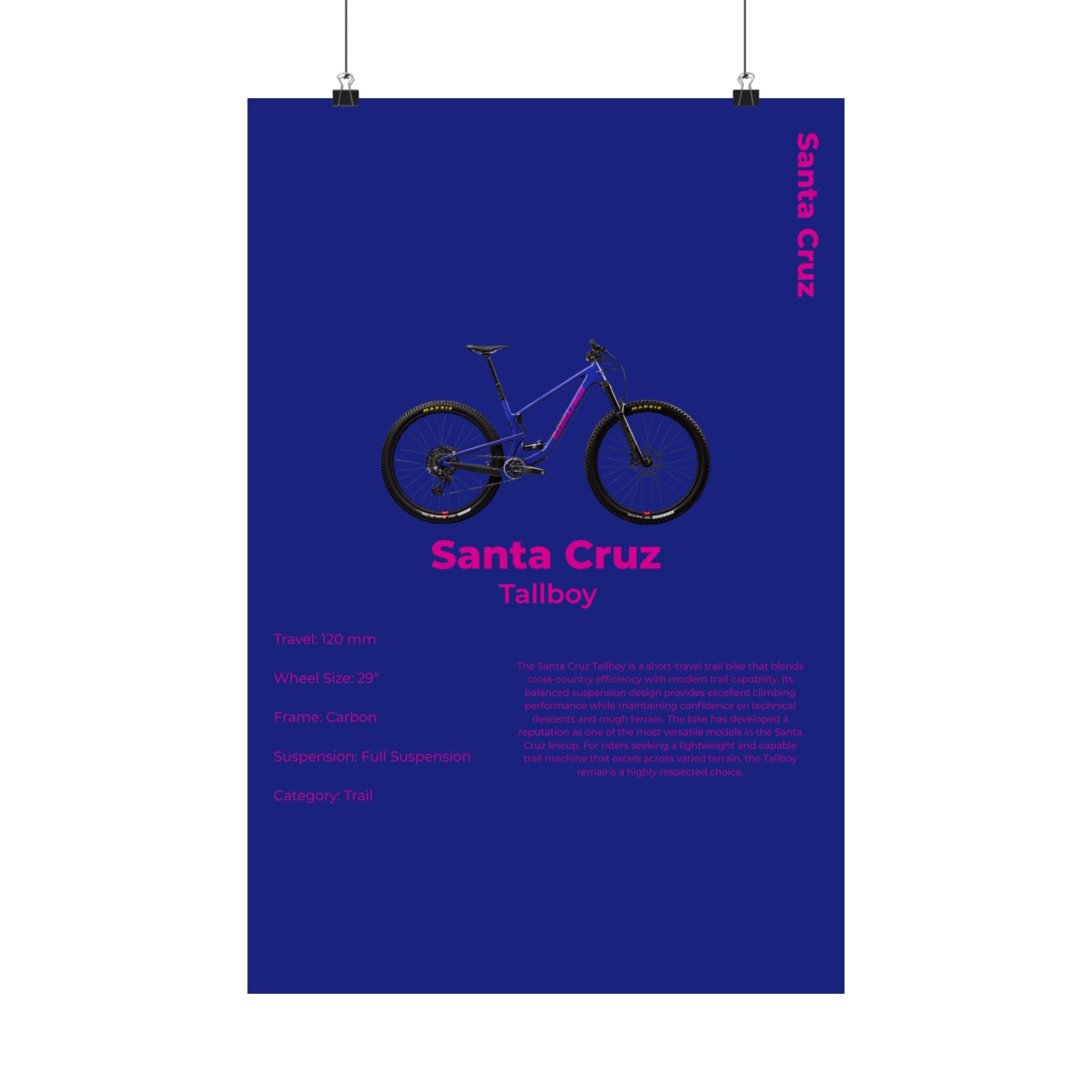 Santa Cruz Tallboy Poster