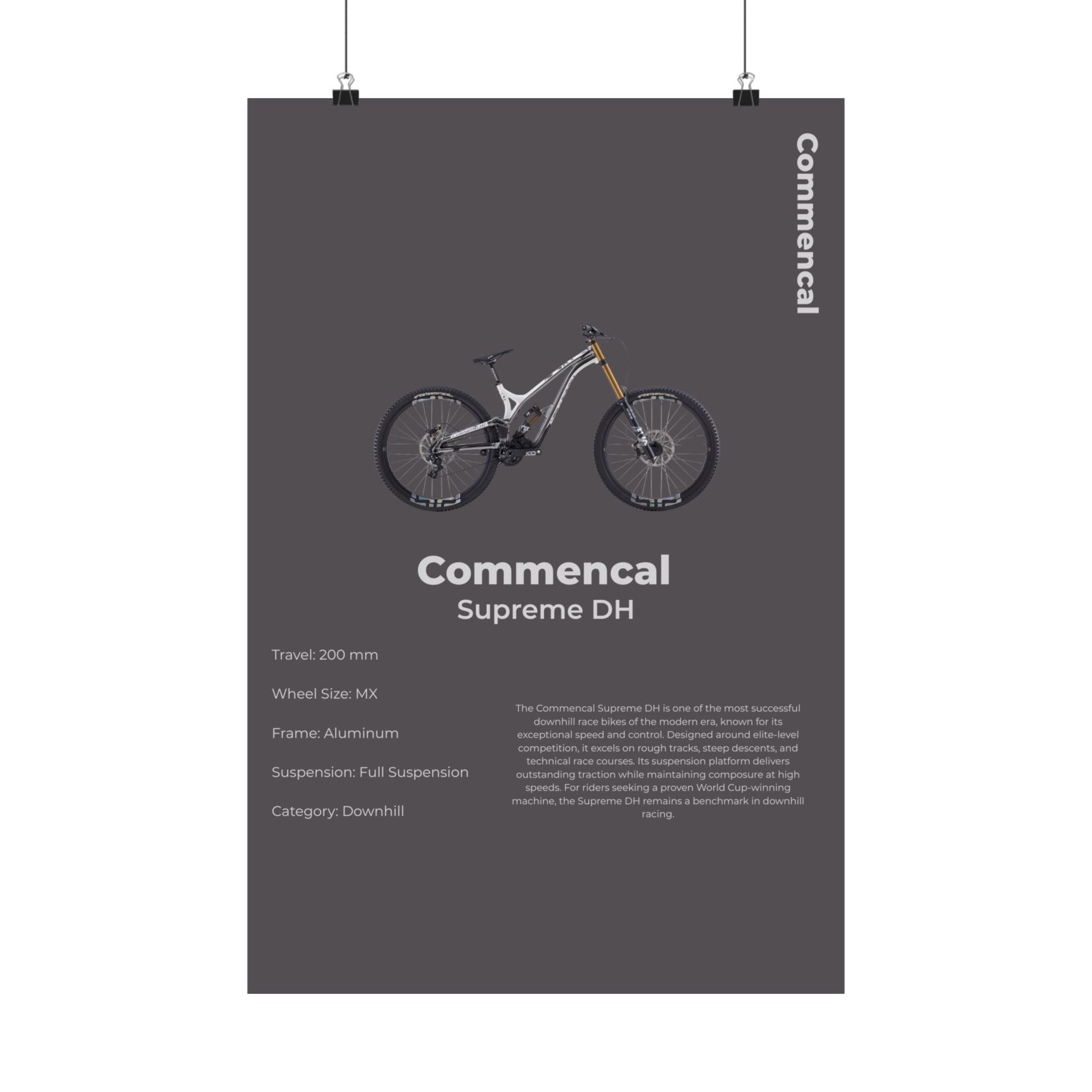 Commencal Supreme DH Poster