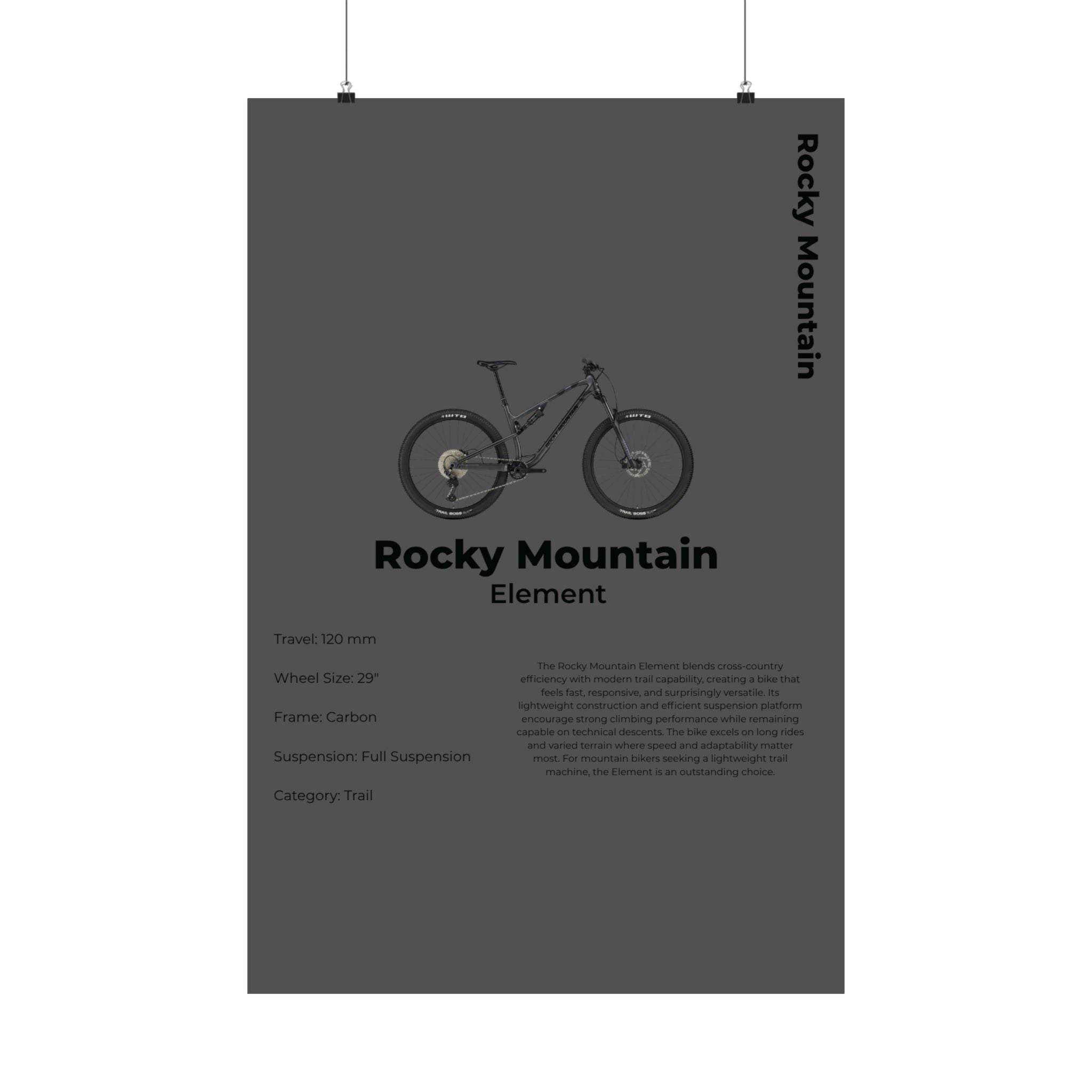 Rocky Mountain Element Poster