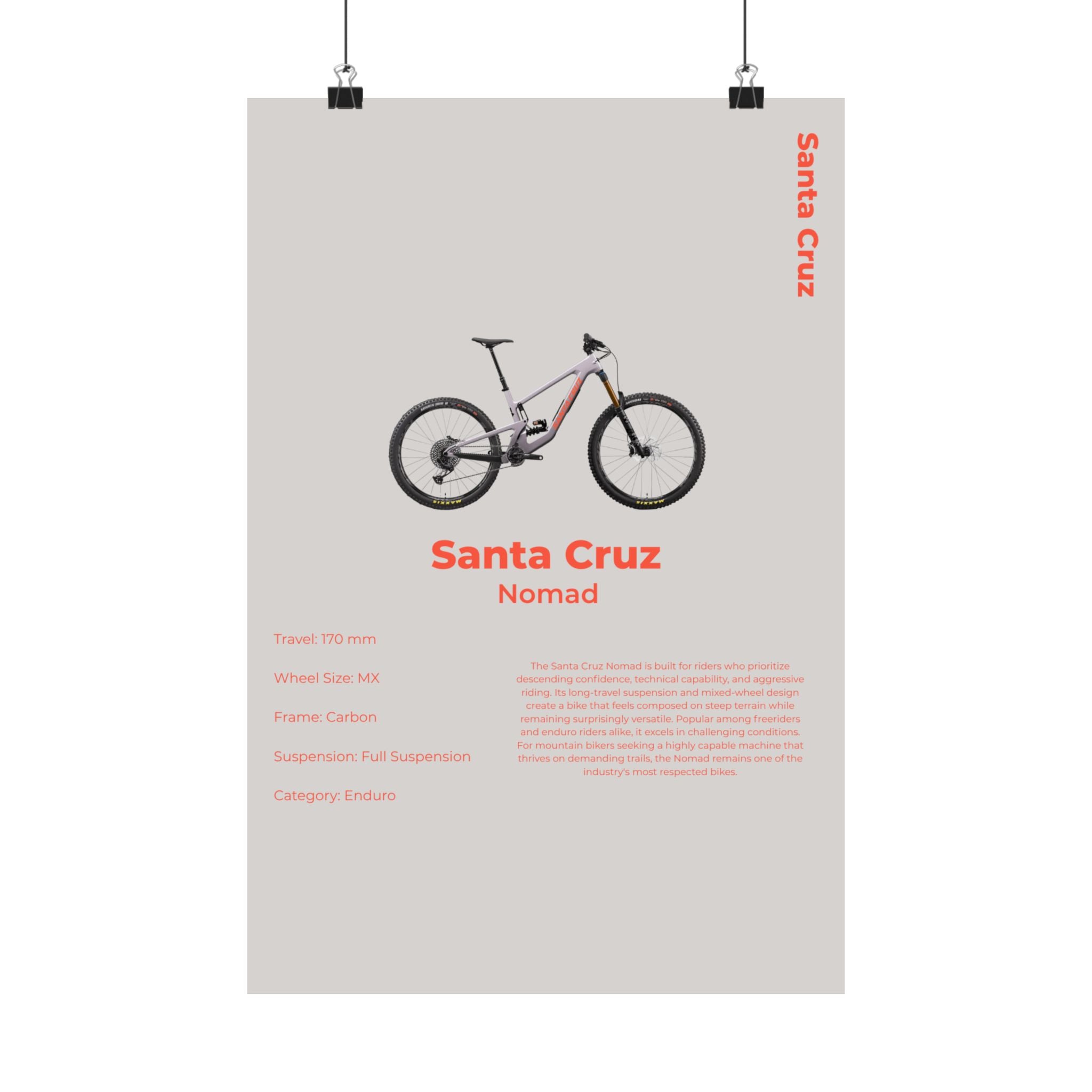 Santa Cruz Nomad Poster