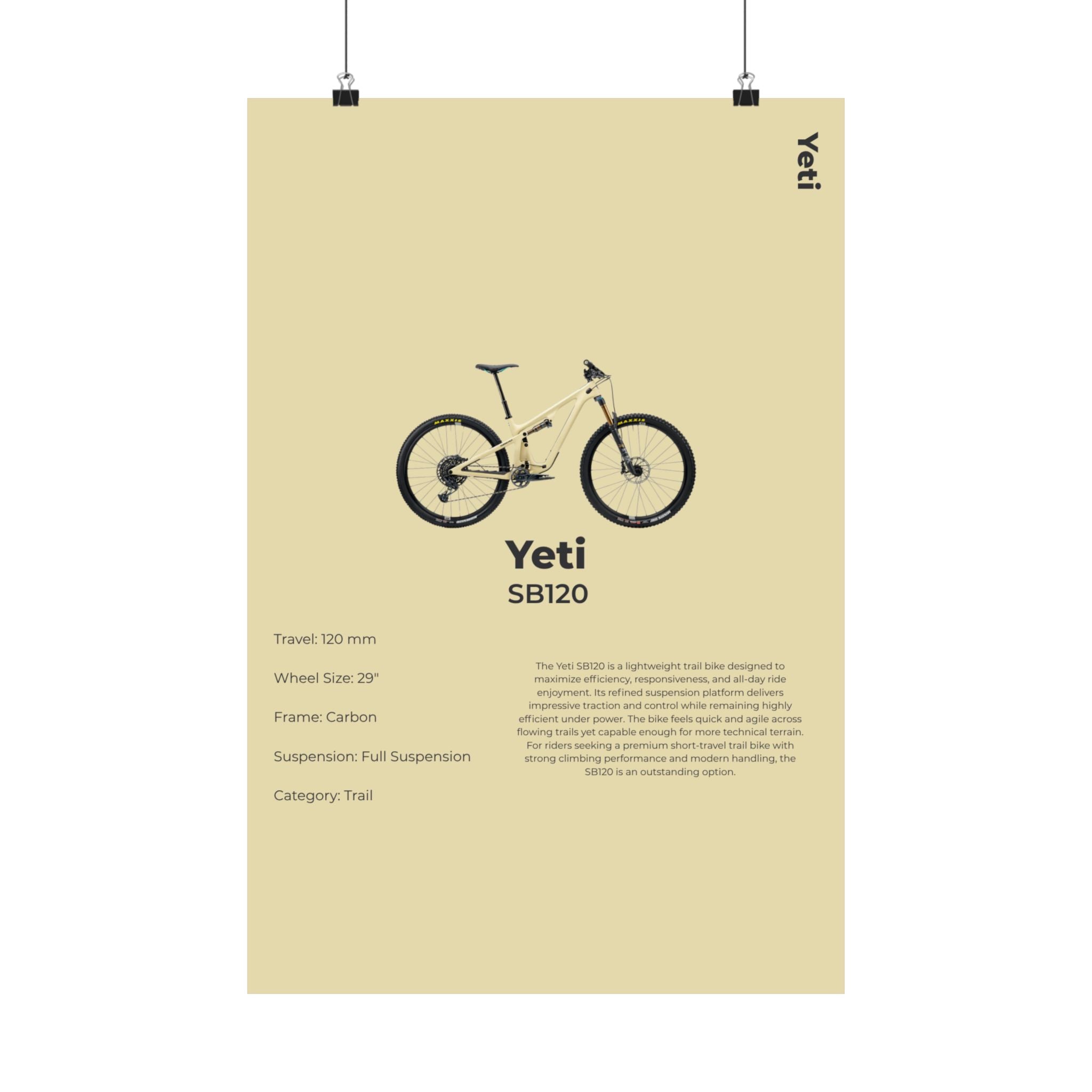 Yeti SB120 Poster