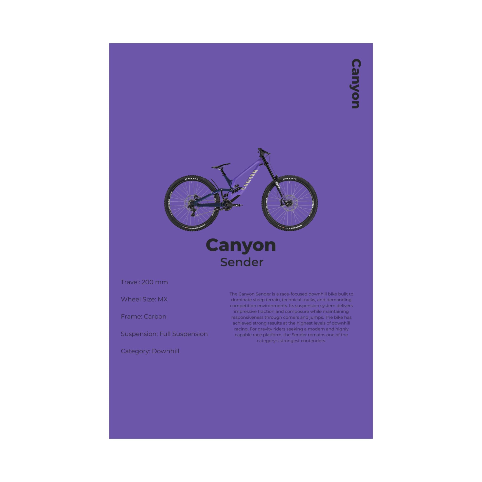 Canyon Sender Poster