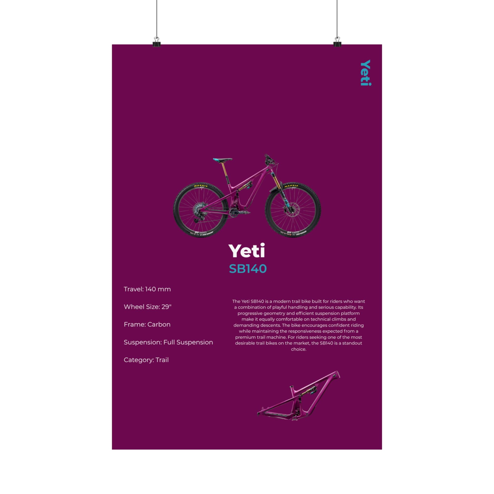 Yeti SB140 Poster