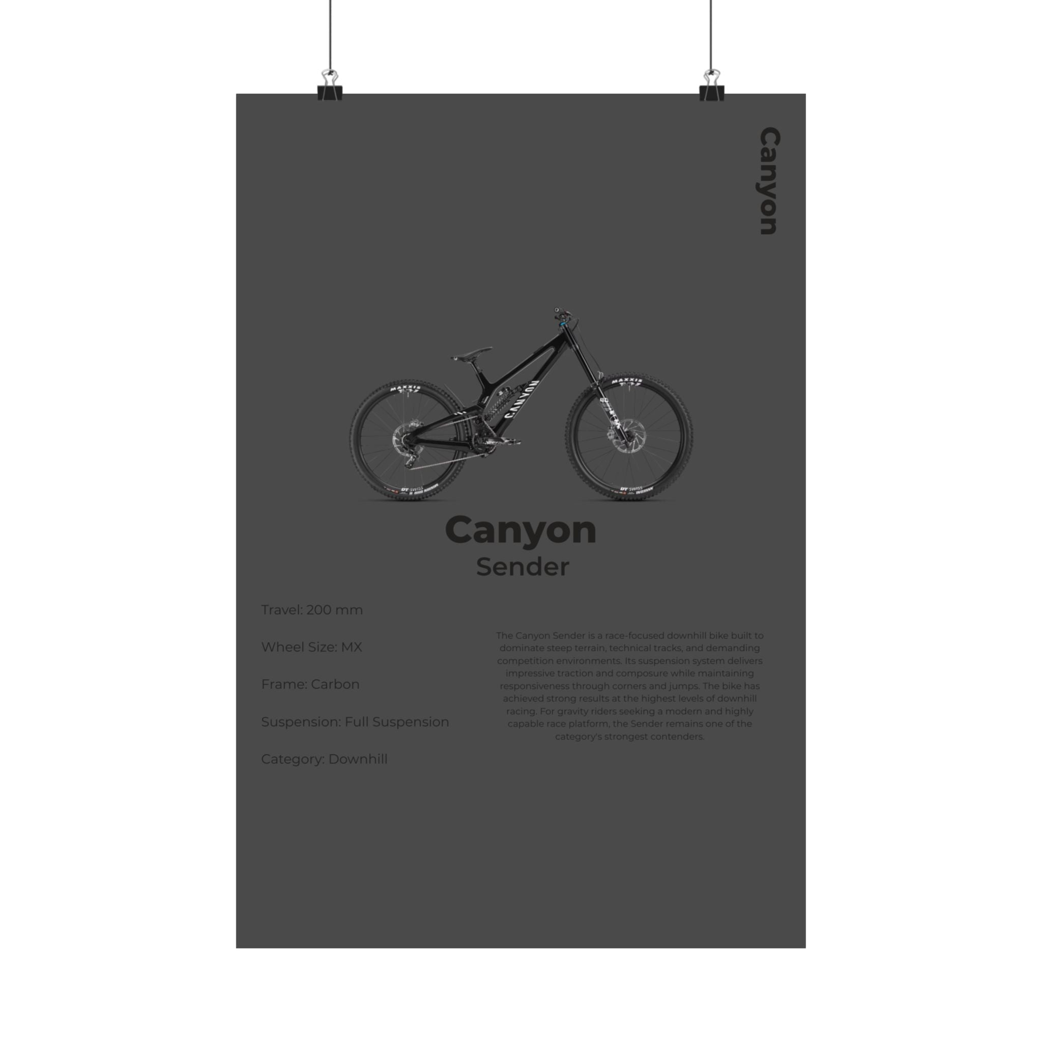 Canyon Sender Poster