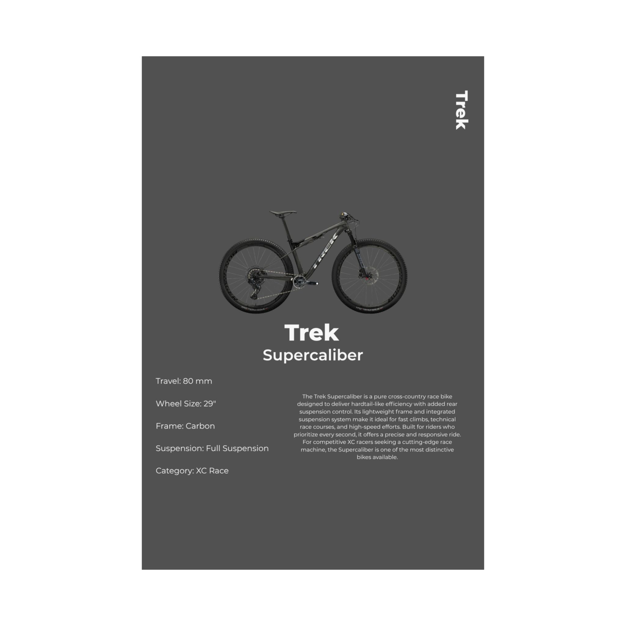 Trek Supercaliber Poster