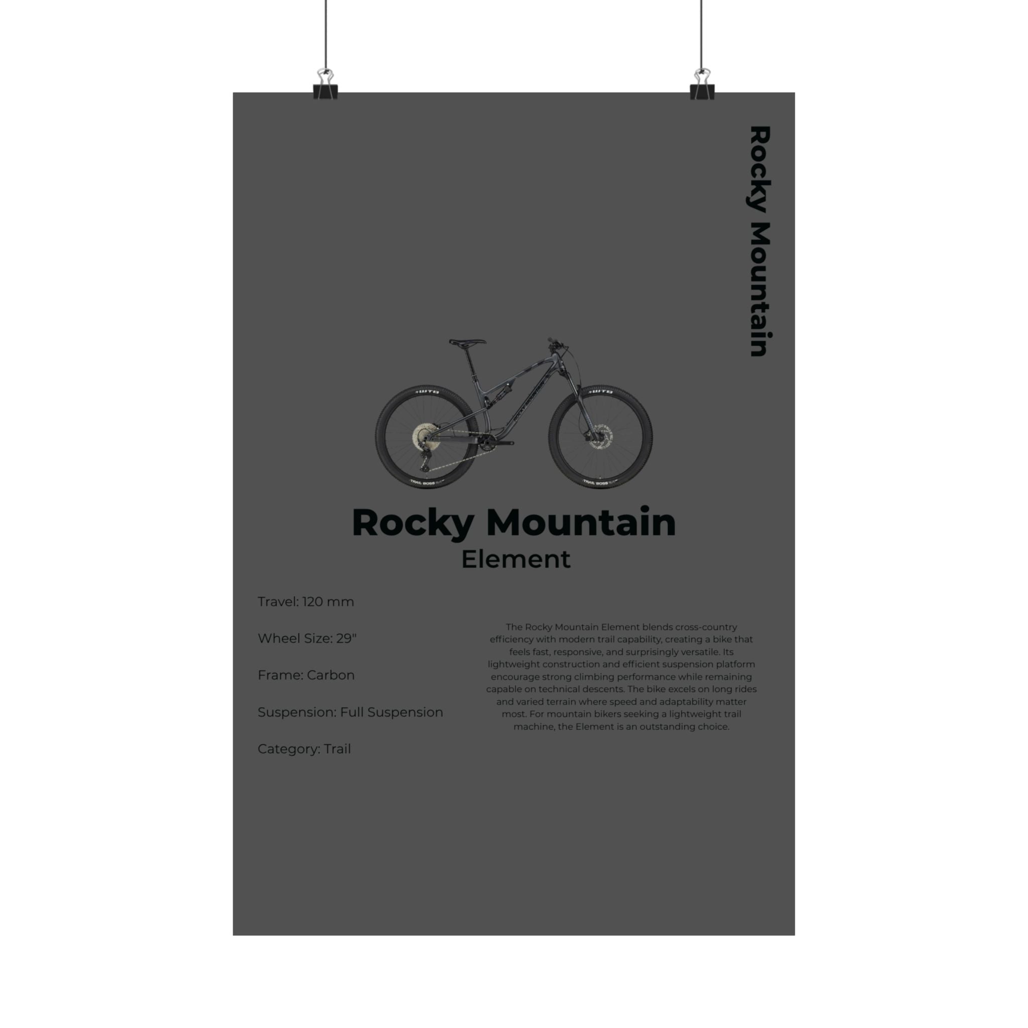 Rocky Mountain Element Poster