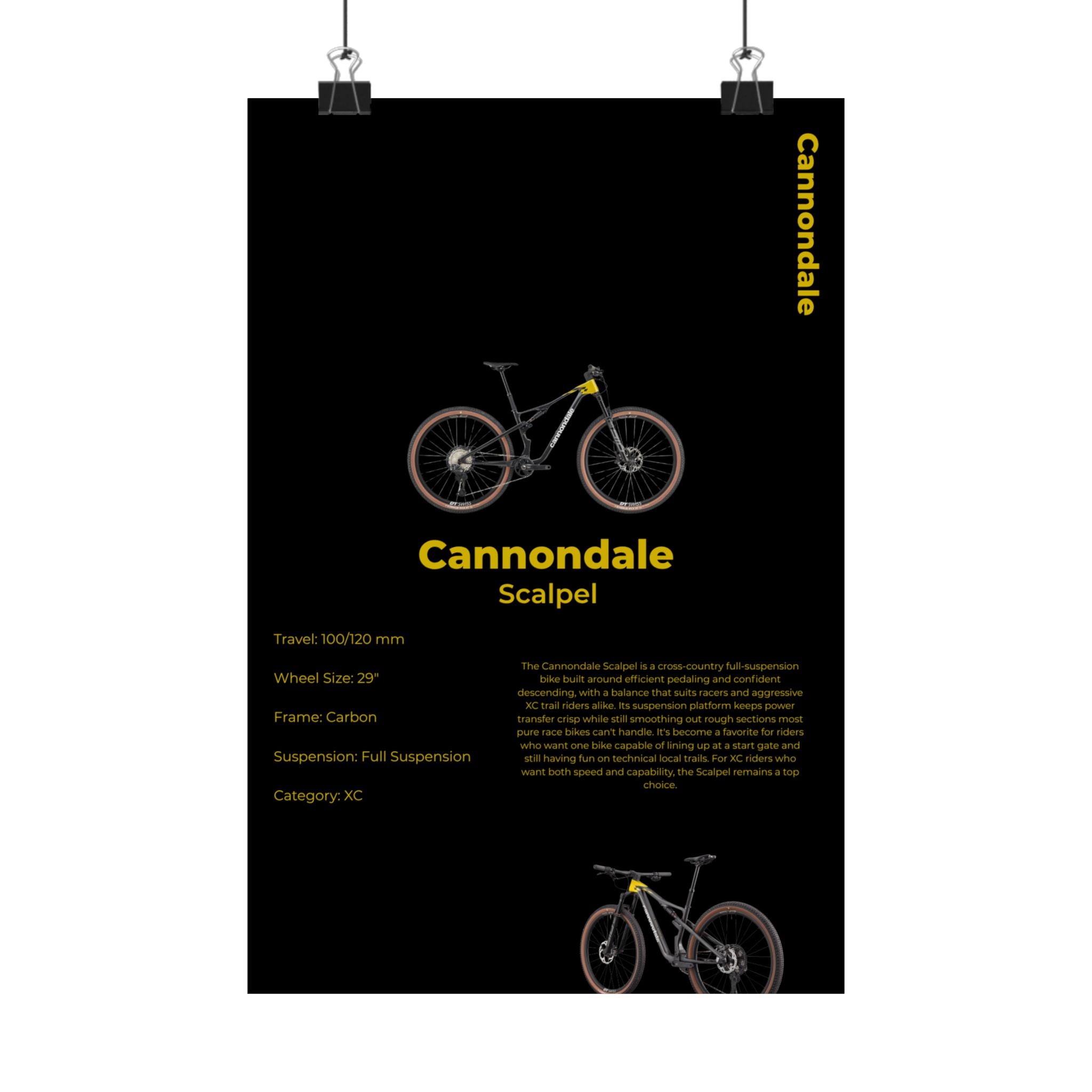 Cannondale Scalpel Poster