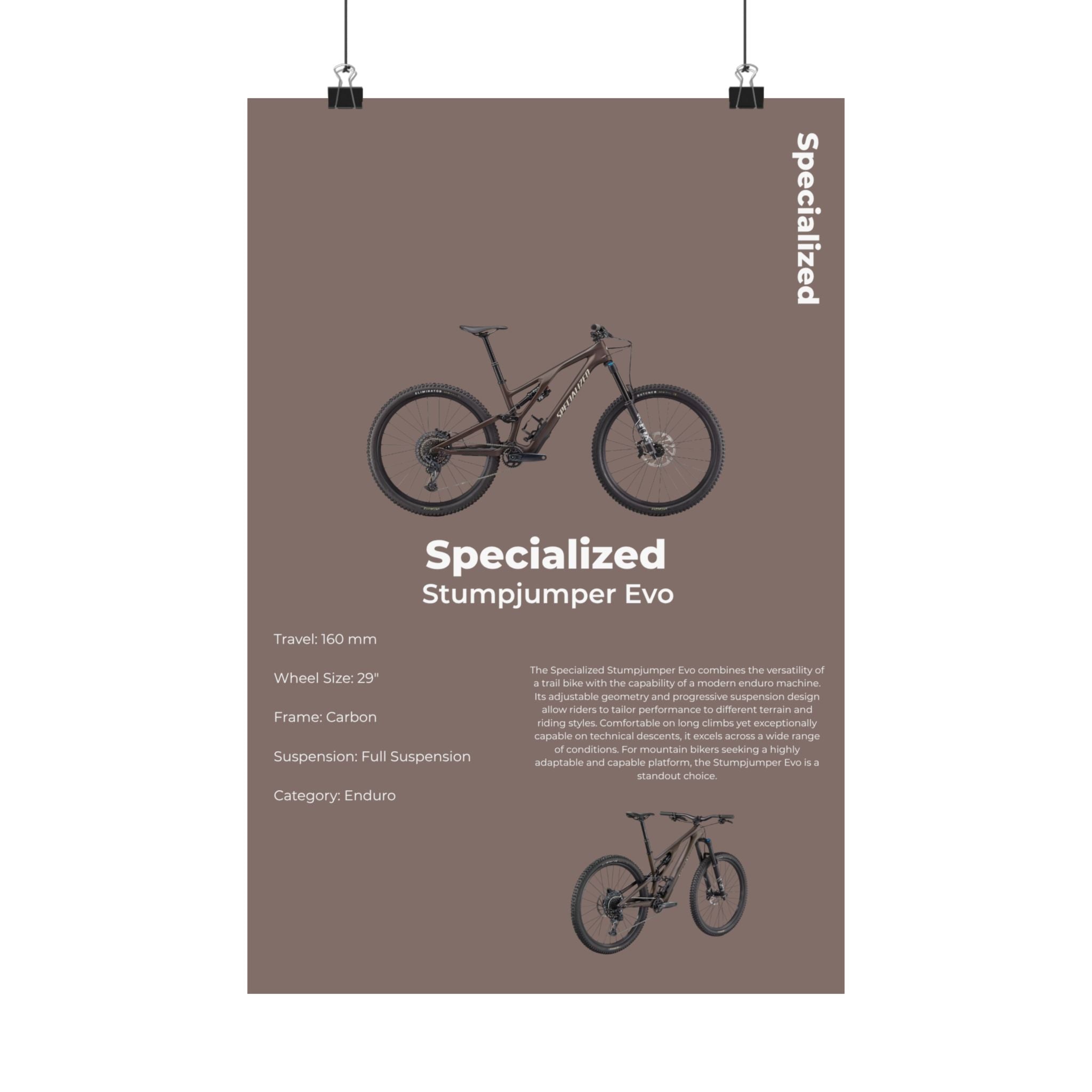 Specialized Stumpjumper Evo Poster