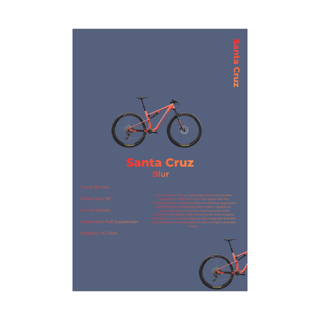 Santa Cruz Blur Poster